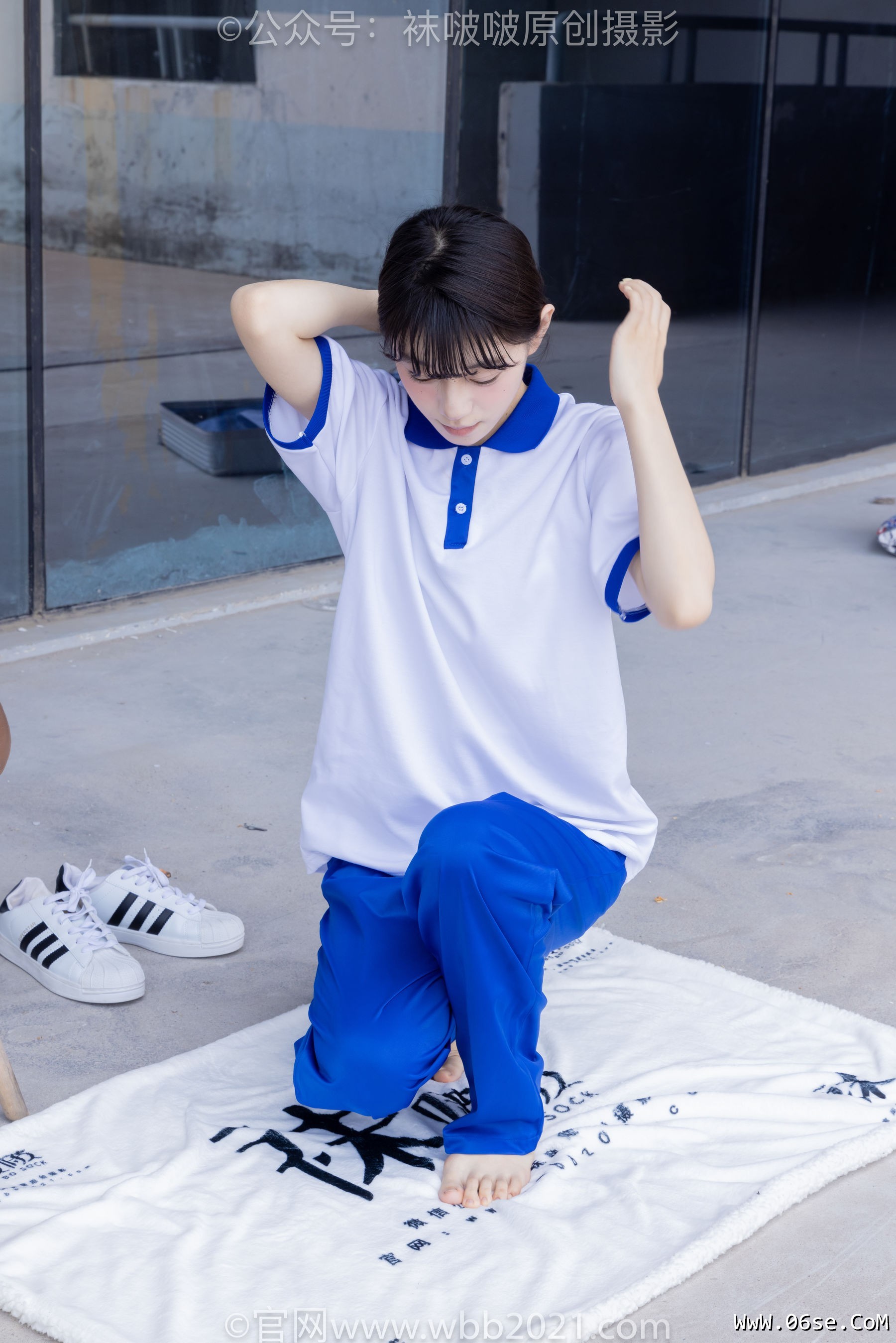 图片[22]-BoBoSocks袜啵啵 No.393 糯米 -板鞋、白棉袜、裸足、校服[150P]-六色网