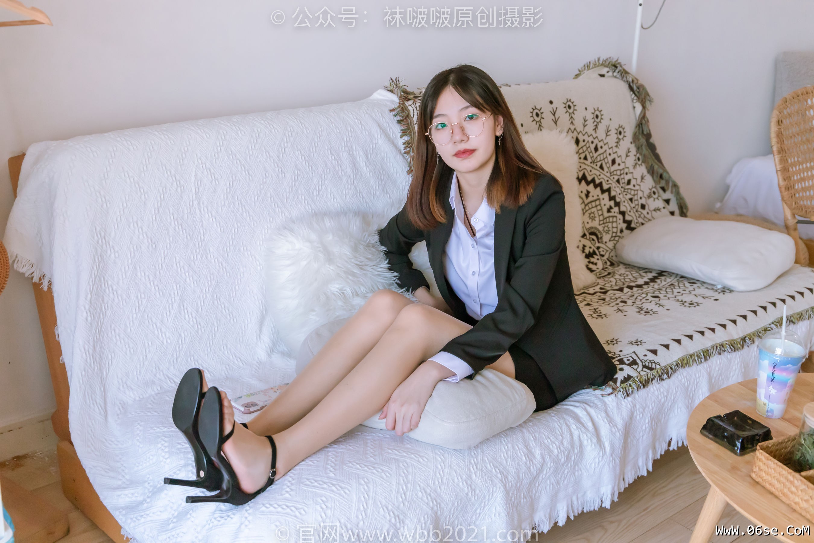 图片[48]-BoBoSocks袜啵啵 No.267 小甜豆 -高跟鞋、油亮肉丝、ol制服[129P]-六色网
