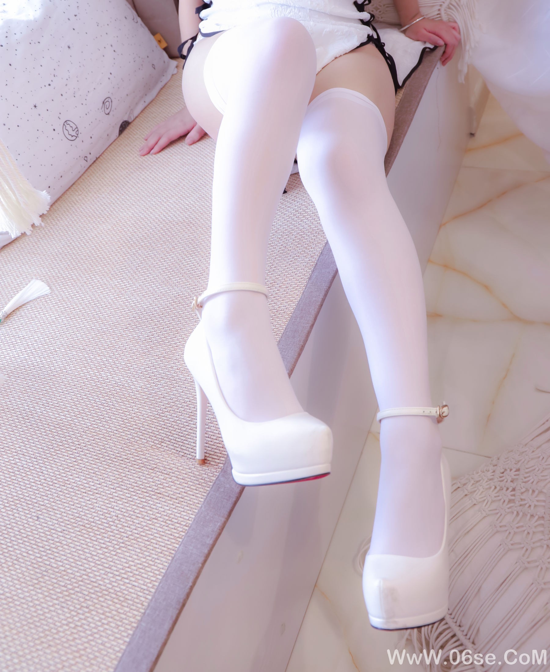 图片[22]-Cosplay日奈娇 白旗袍[42P]-六色网