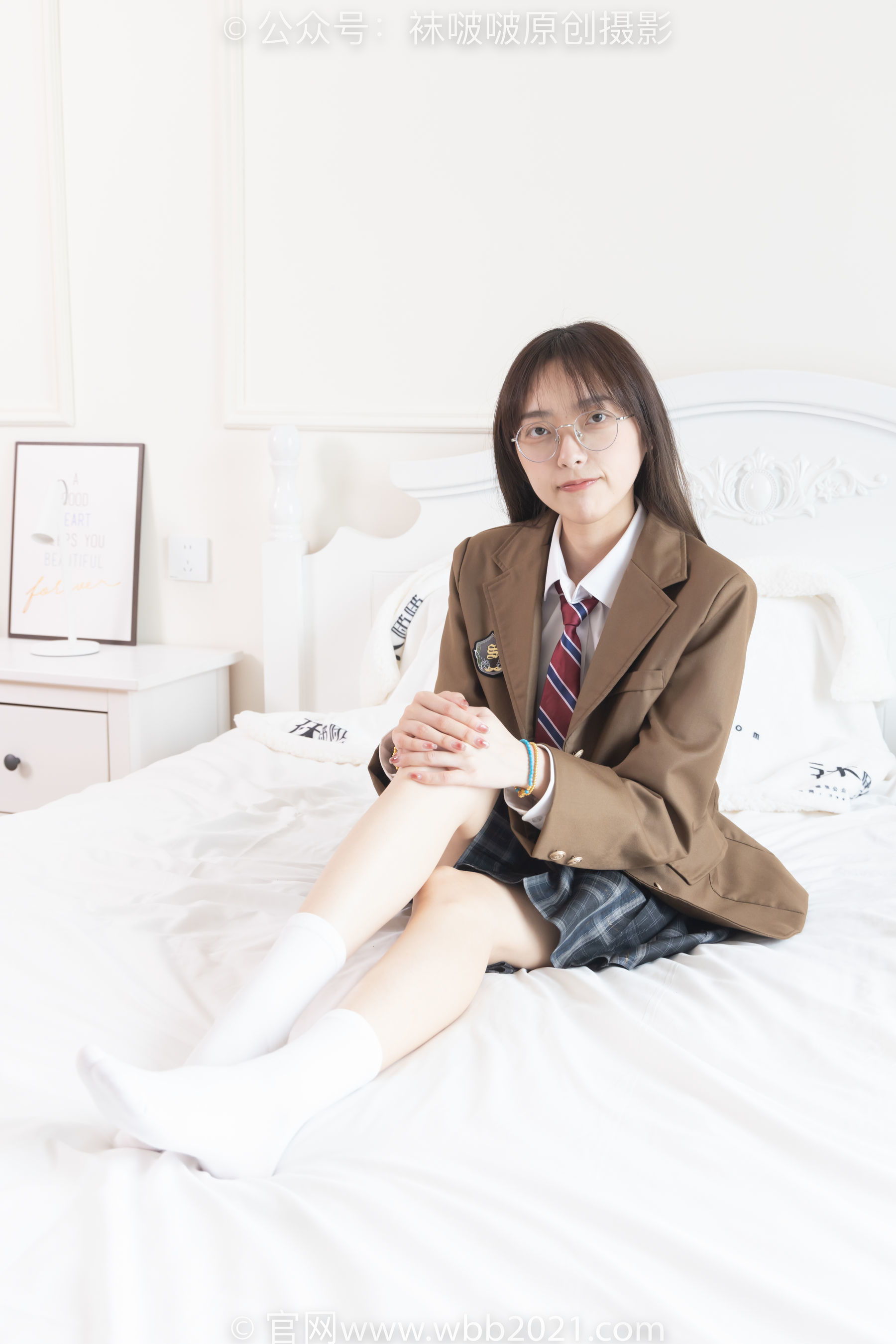图片[24]-BoBoSocks袜啵啵 No.370 稚予 -板鞋、白棉袜、灰色棉船袜[140P]-六色网
