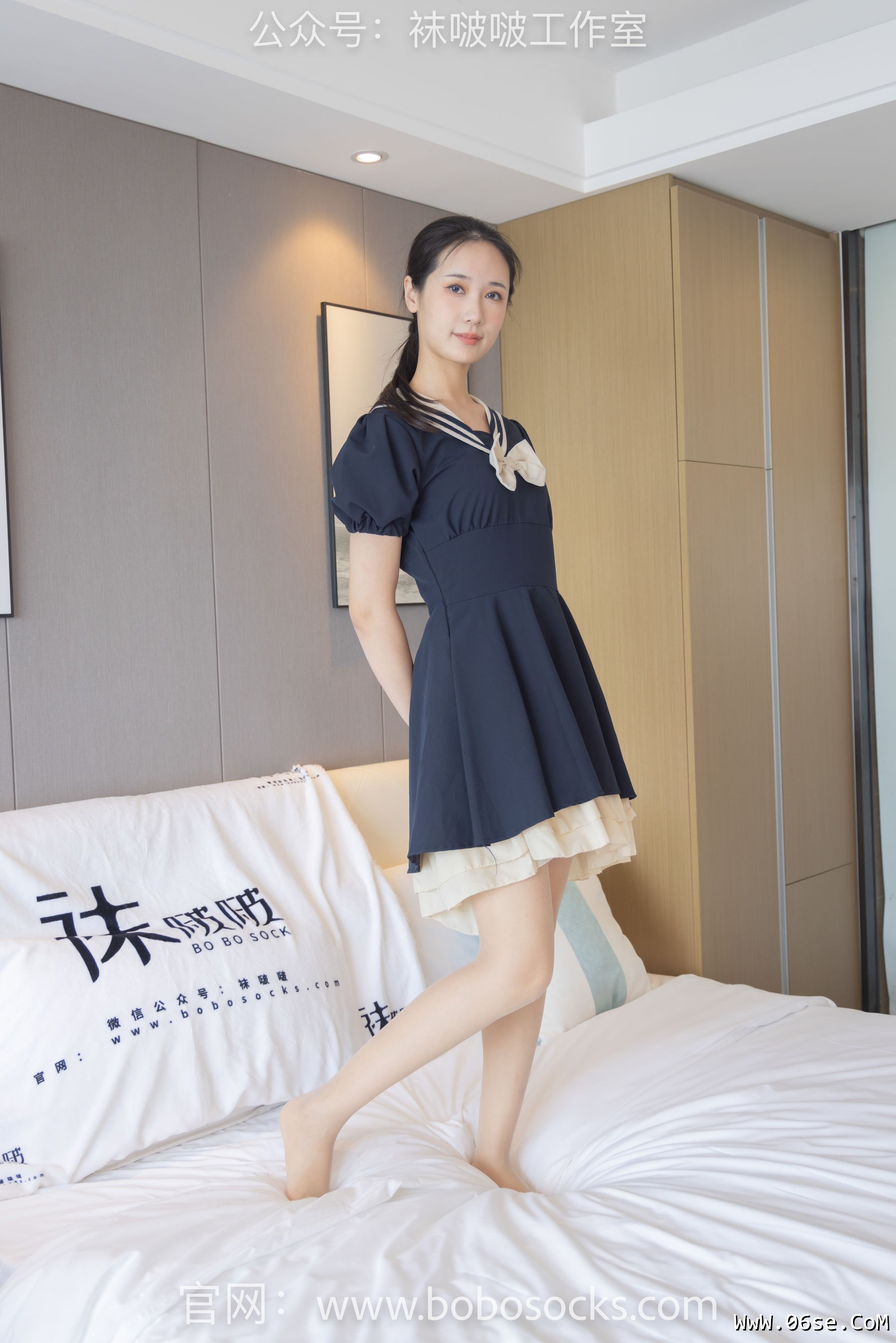 图片[98]-BoBoSocks袜啵啵 No.107 小安-平底鞋、白棉袜、肉丝[140P]-六色网