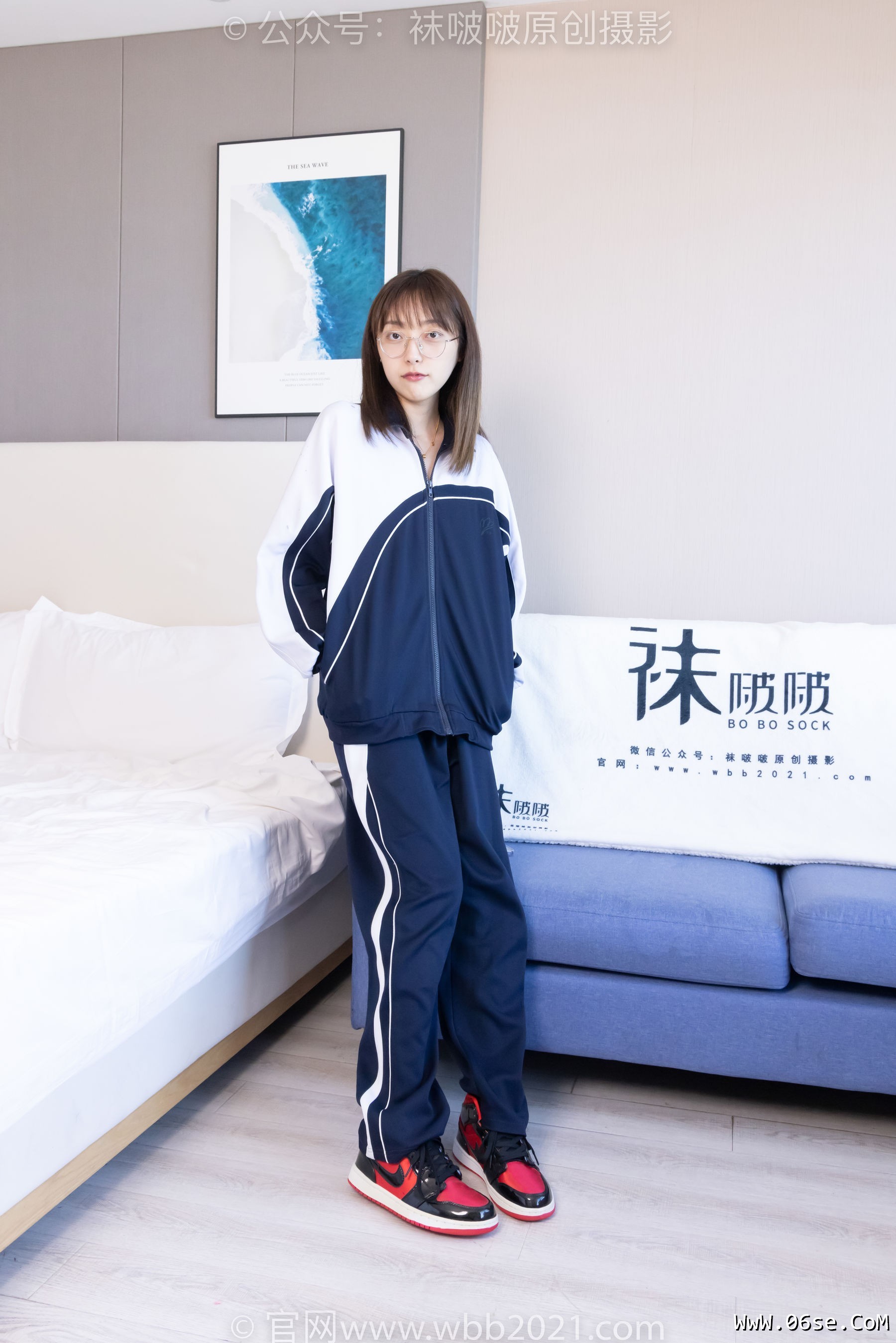 BoBoSocks袜啵啵 No.398 稚予 -板鞋、白船袜、裸足、裸足[150P]-六色网