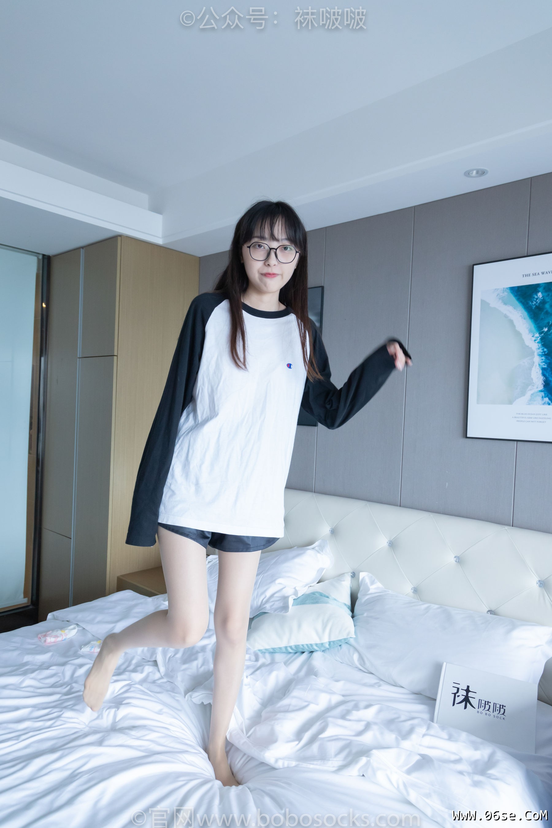 图片[130]-BoBoSocks袜啵啵 No.015 稚予-阿迪板鞋、白色短棉袜、肉丝[148P]-六色网