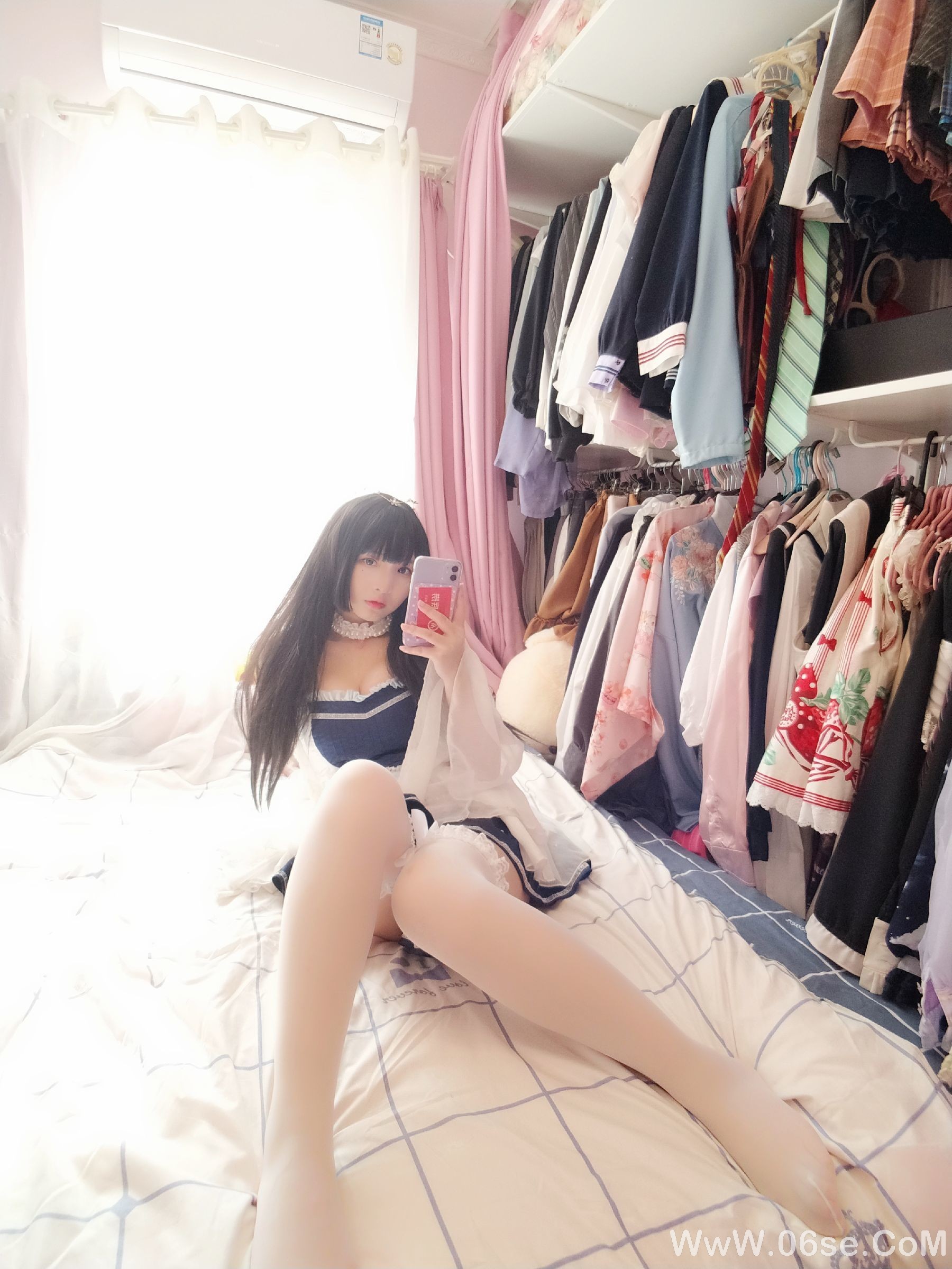 图片[28]-二次元美女古川kagura 白丝[44P]-六色网