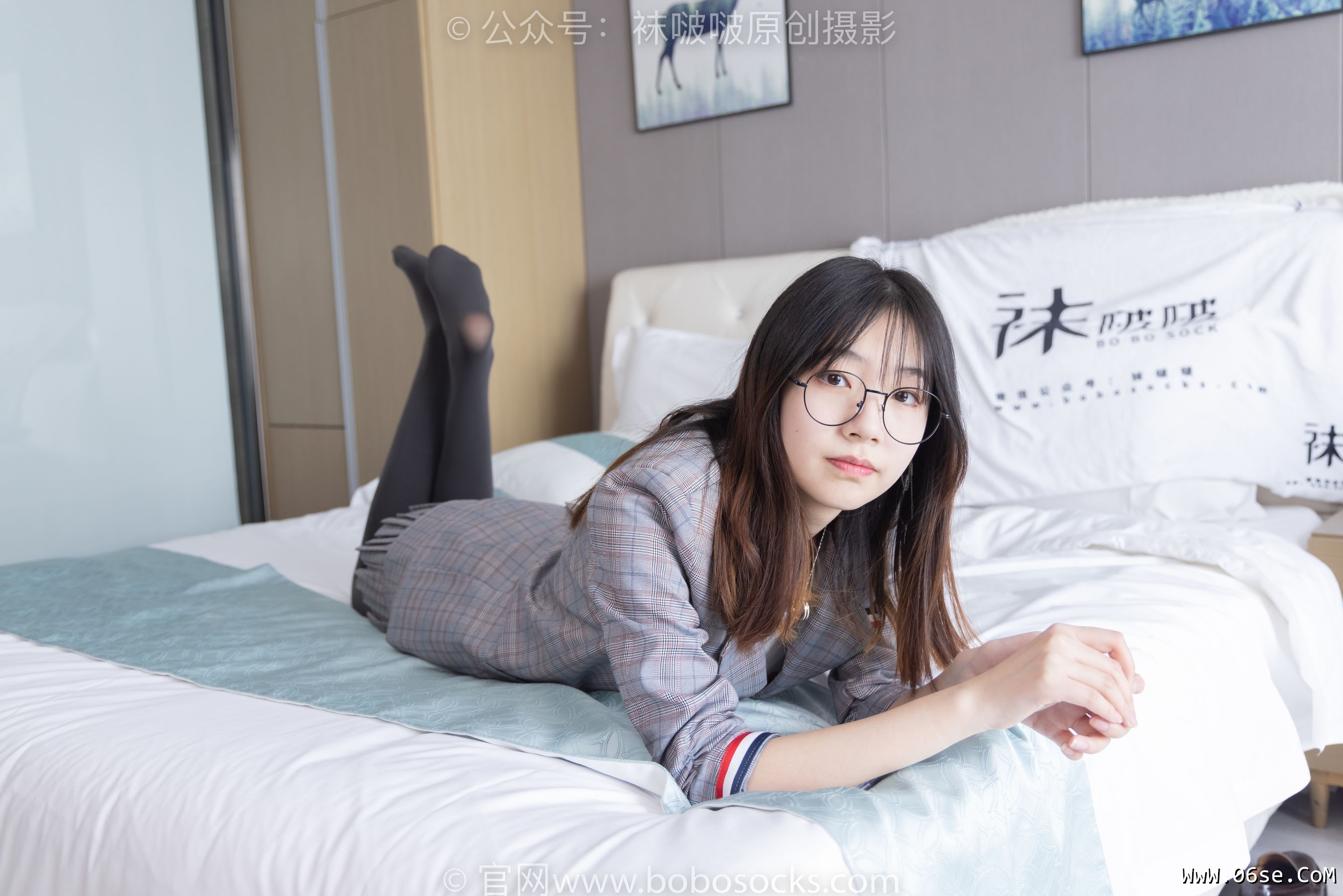 图片[105]-BoBoSocks袜啵啵 No.210 小甜豆 -皮鞋、厚灰丝、ol装[140P]-六色网