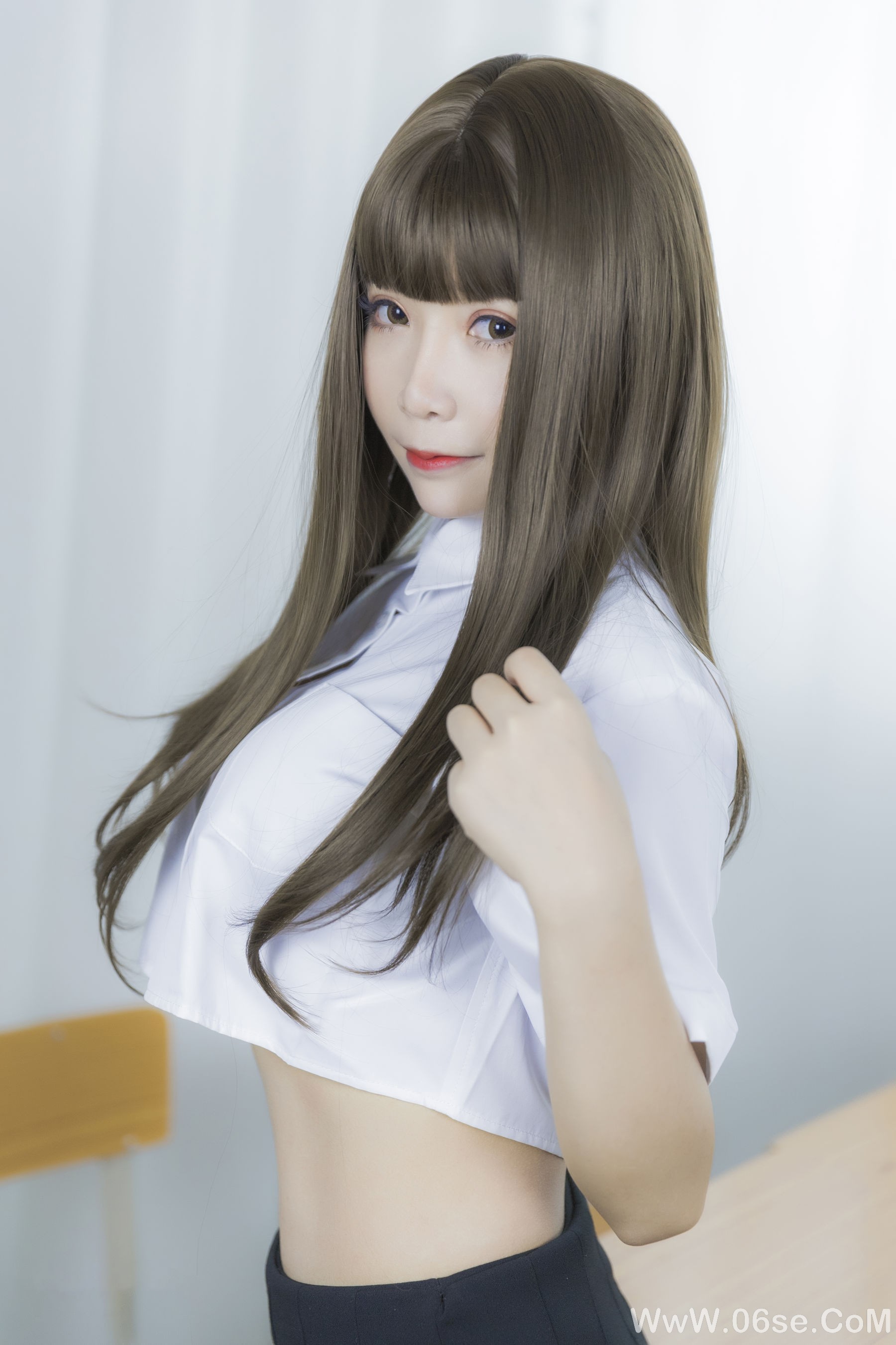 图片[5]-二次元妹子抱走莫子aa 等你下课[42P]-六色网