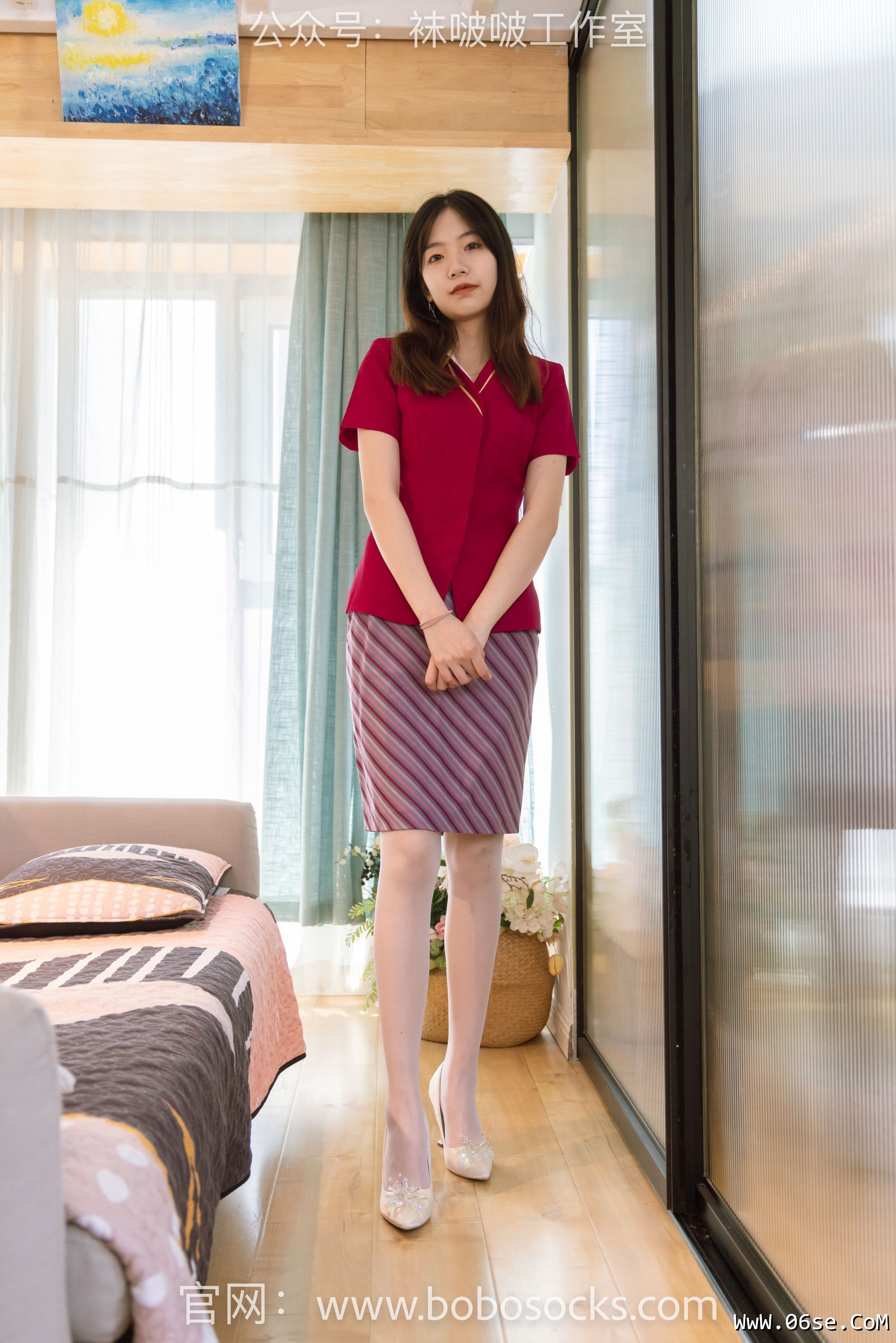 图片[14]-BoBoSocks袜啵啵 No.099 小甜豆-高跟鞋、黑丝、白丝[140P]-六色网