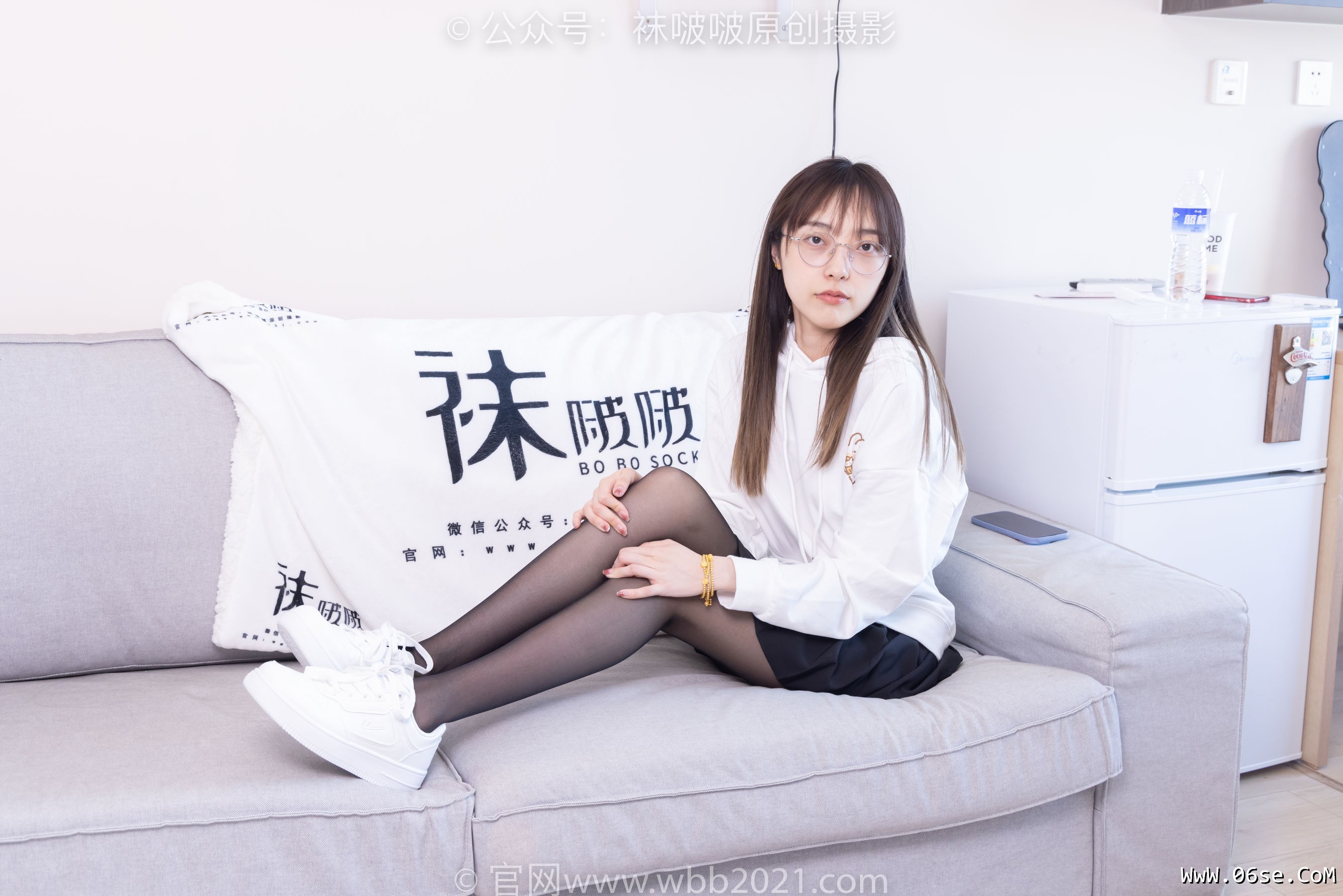 图片[2]-BoBoSocks袜啵啵 No.407 稚予 -板鞋、黑丝[140P]-六色网