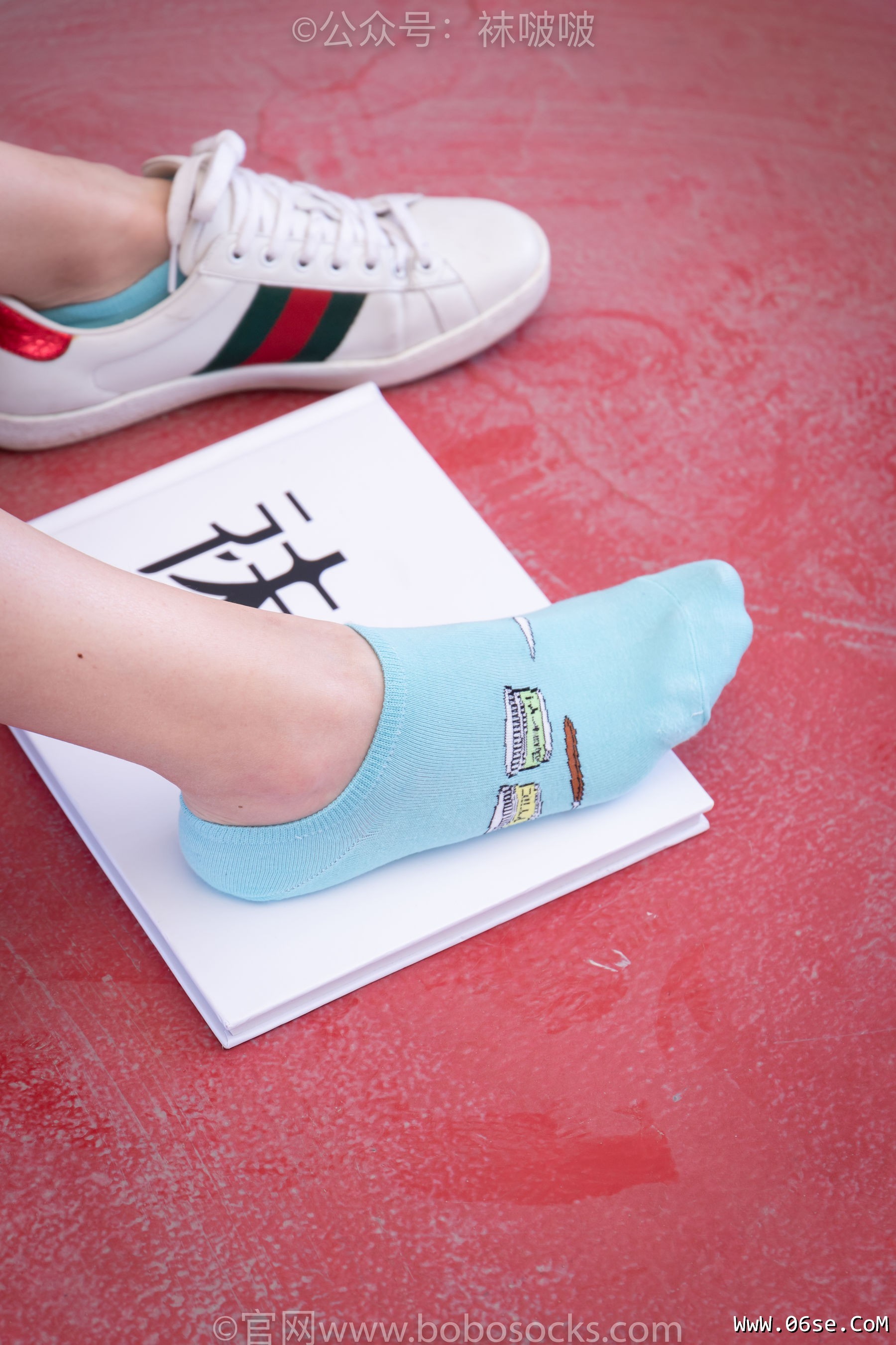 图片[35]-BoBoSocks袜啵啵 积分限定作品006 泡芙-板鞋、天蓝色短棉袜、裸足[138P]-六色网