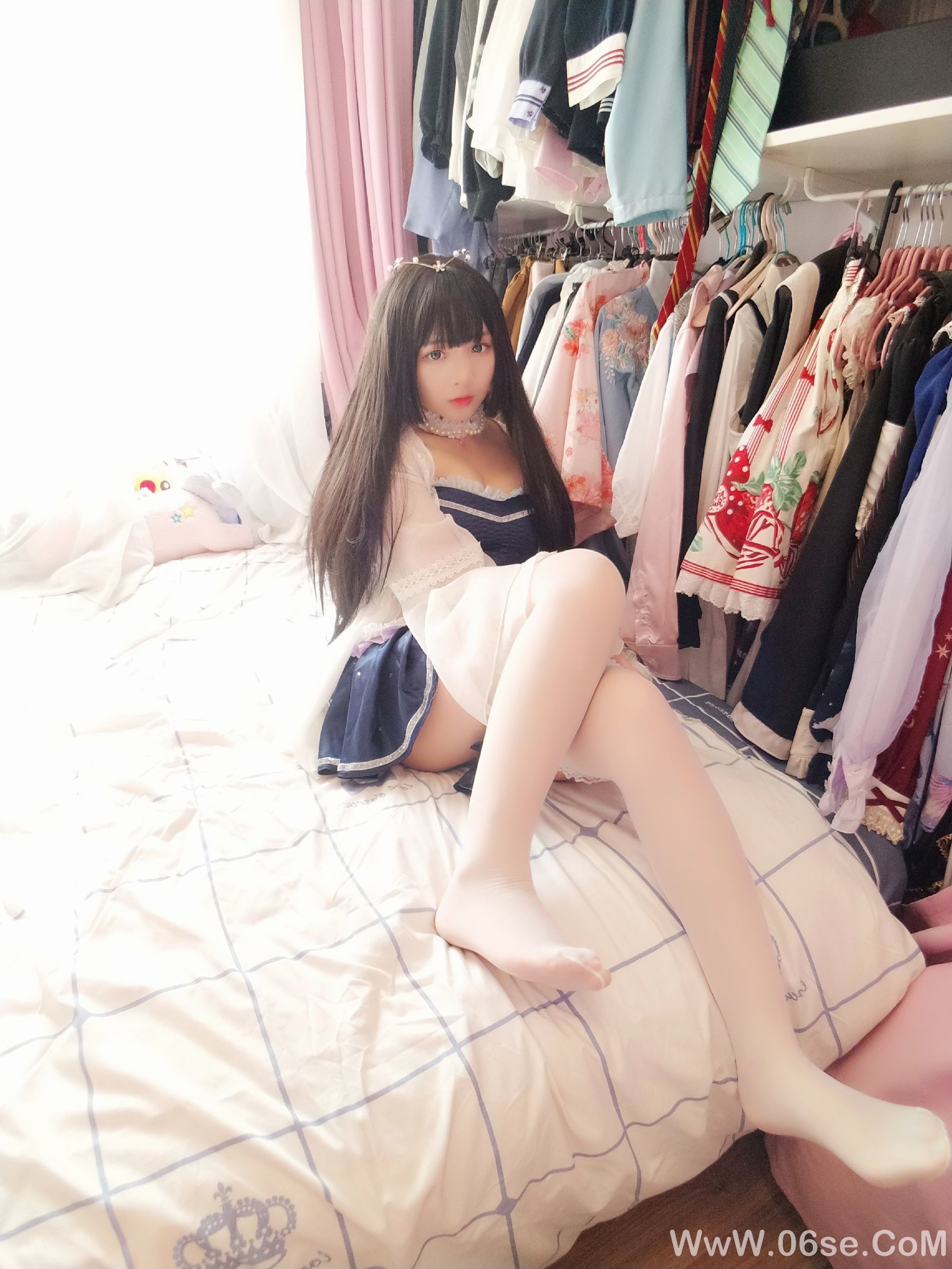 图片[39]-二次元美女古川kagura 白丝[44P]-六色网