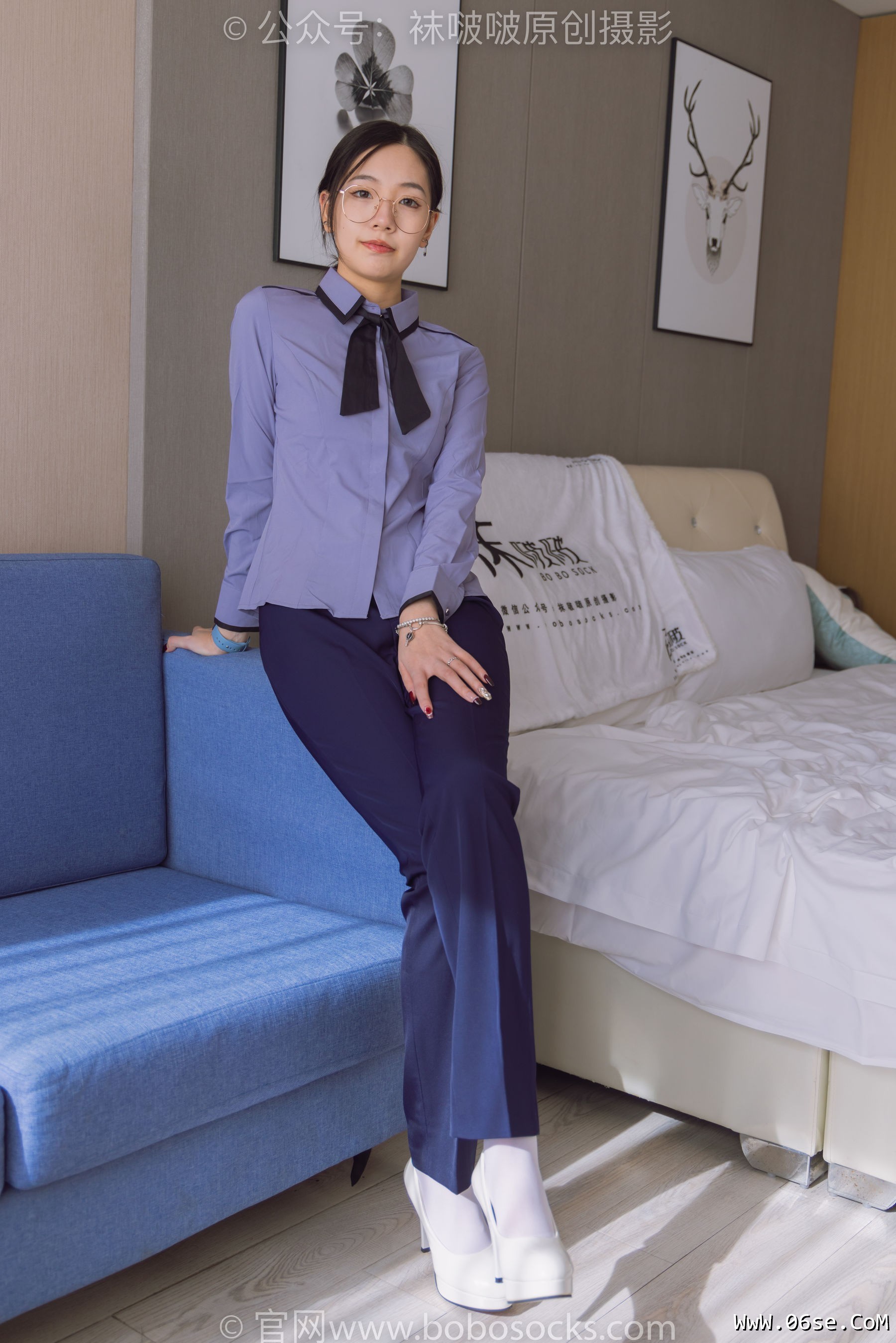 图片[56]-BoBoSocks袜啵啵 No.178 小甜豆-高跟鞋、厚白丝、ol风裤里丝[140P]-六色网