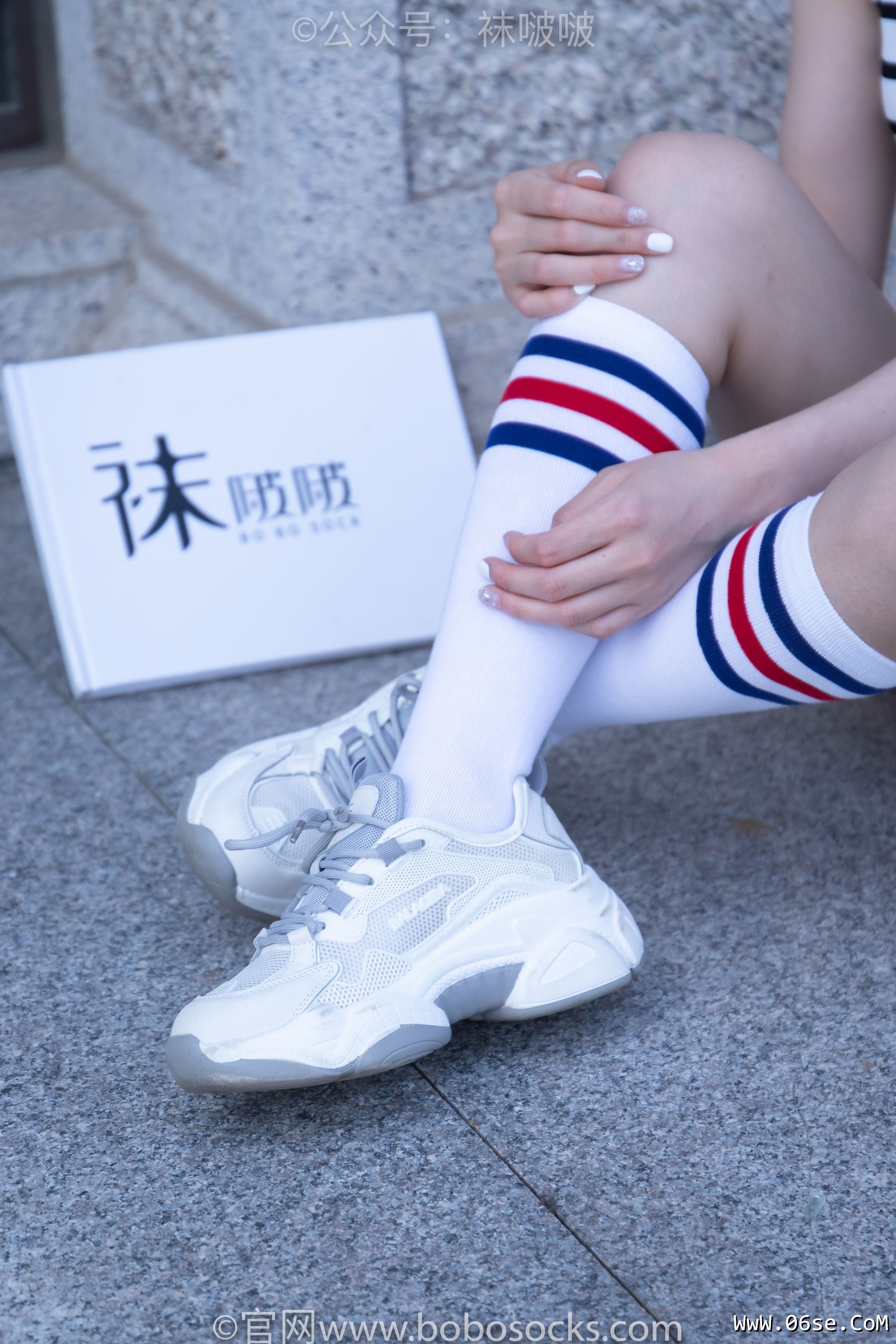 图片[20]-BoBoSocks袜啵啵 No.006 小米-运动鞋、白色小腿袜、裸足[130P]-六色网
