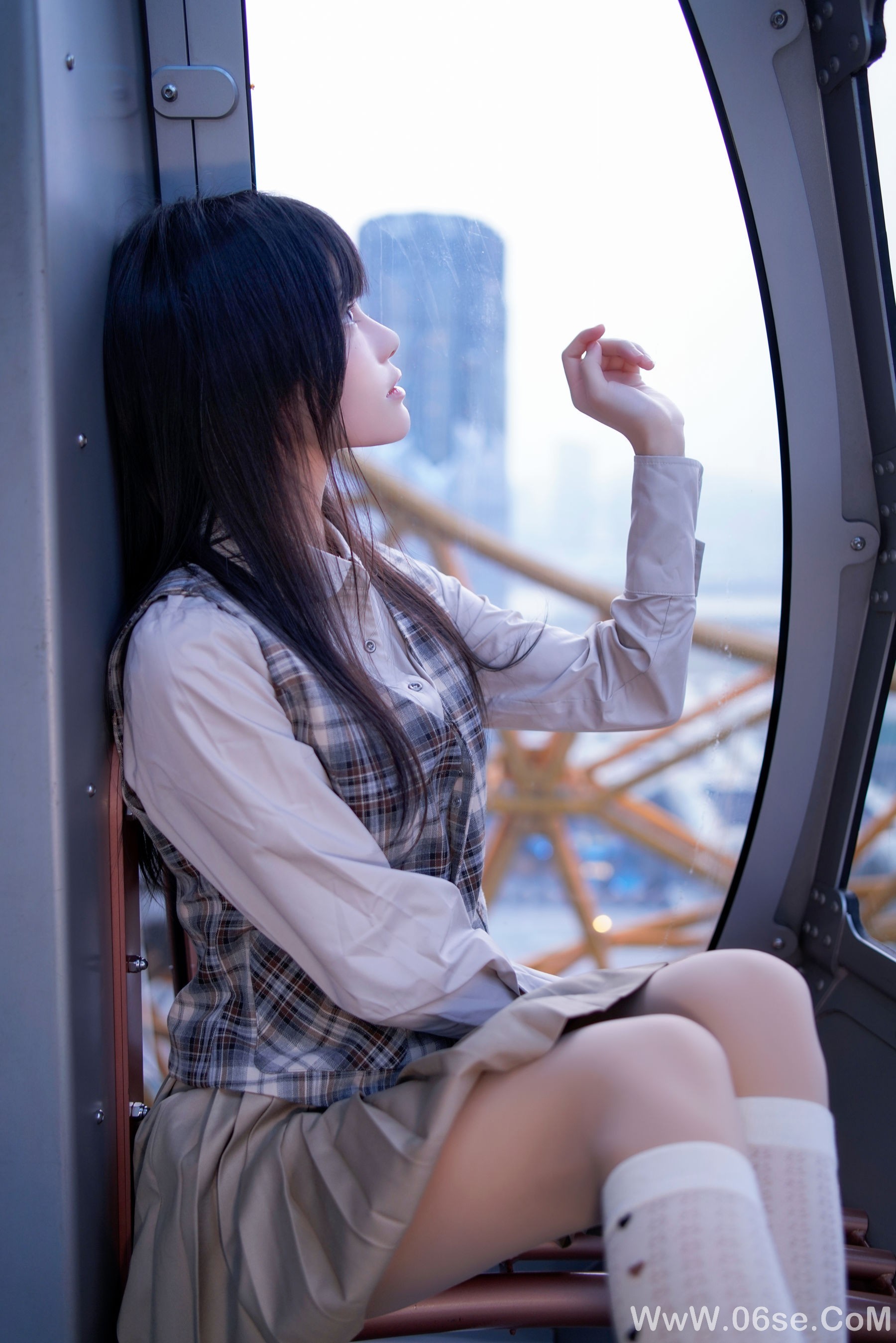 图片[2]-桜桃喵 – 制服摩天轮[27P]-六色网