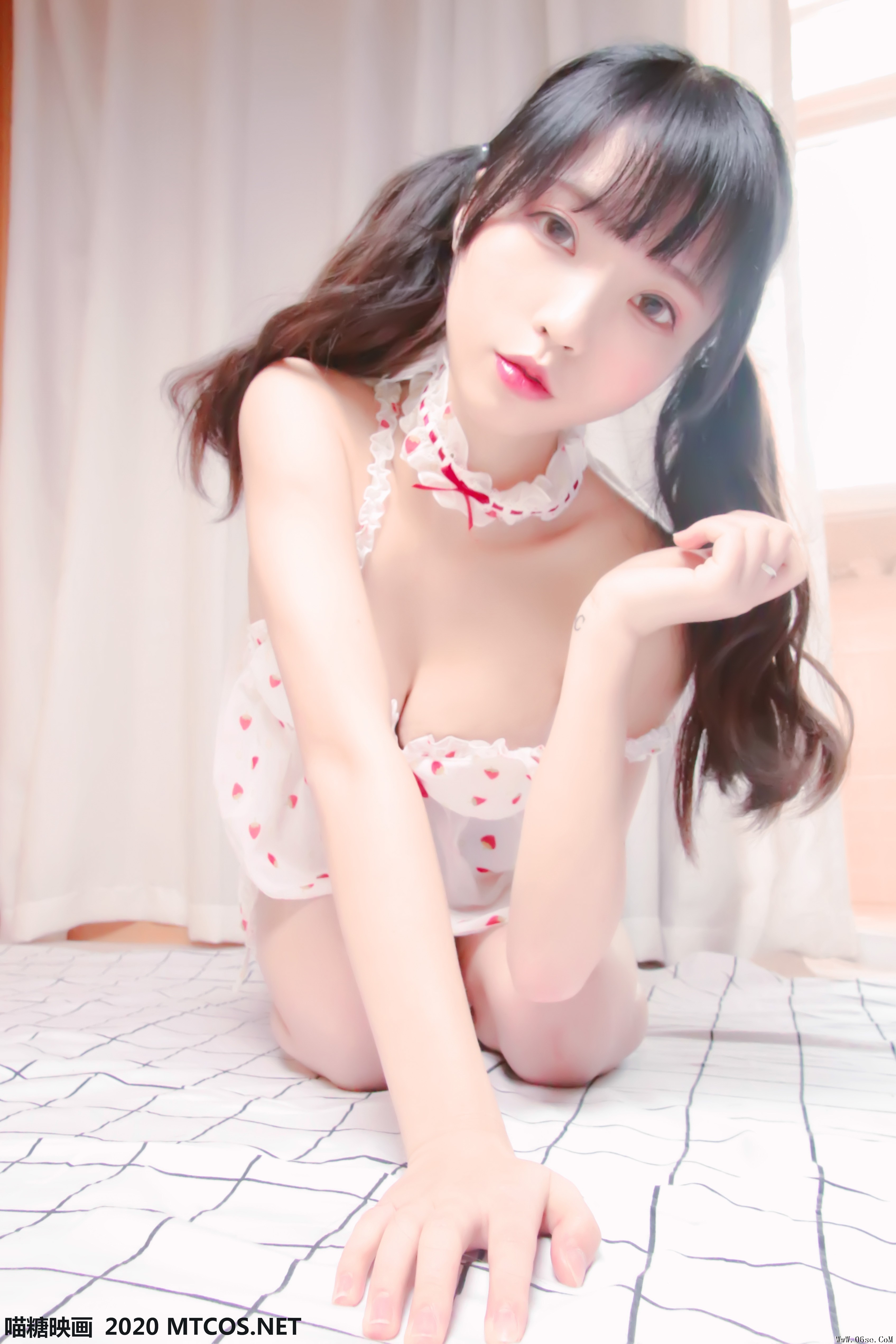 图片[26]-喵糖映画 VOL.145 小草莓睡衣[30P／137M]-六色网