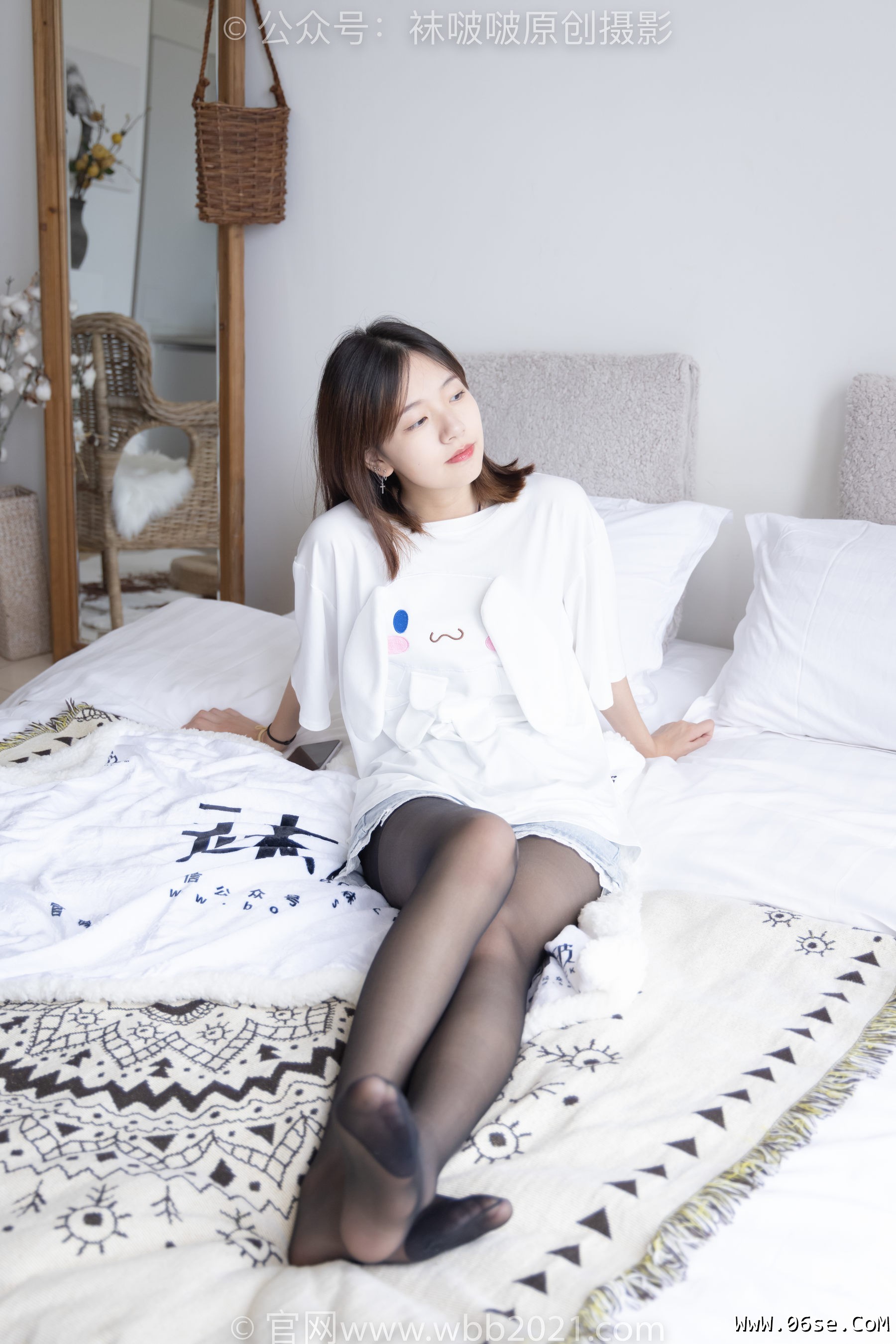 图片[132]-BoBoSocks袜啵啵 No.233 小甜豆-板鞋、黑丝[142P]-六色网