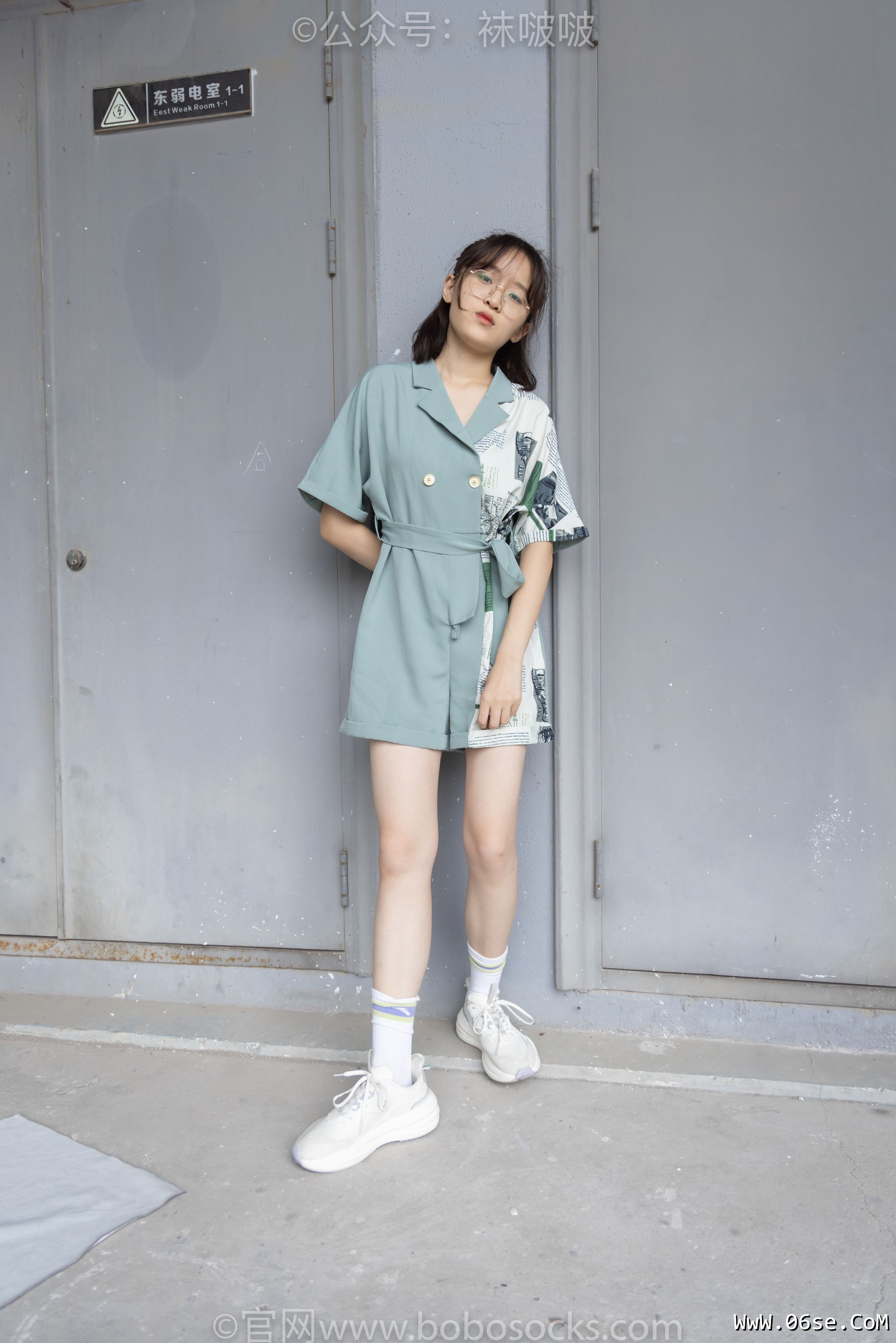 图片[15]-BoBoSocks袜啵啵 No.025 熊熊-安踏运动鞋、白色棉袜、裸足[146P]-六色网