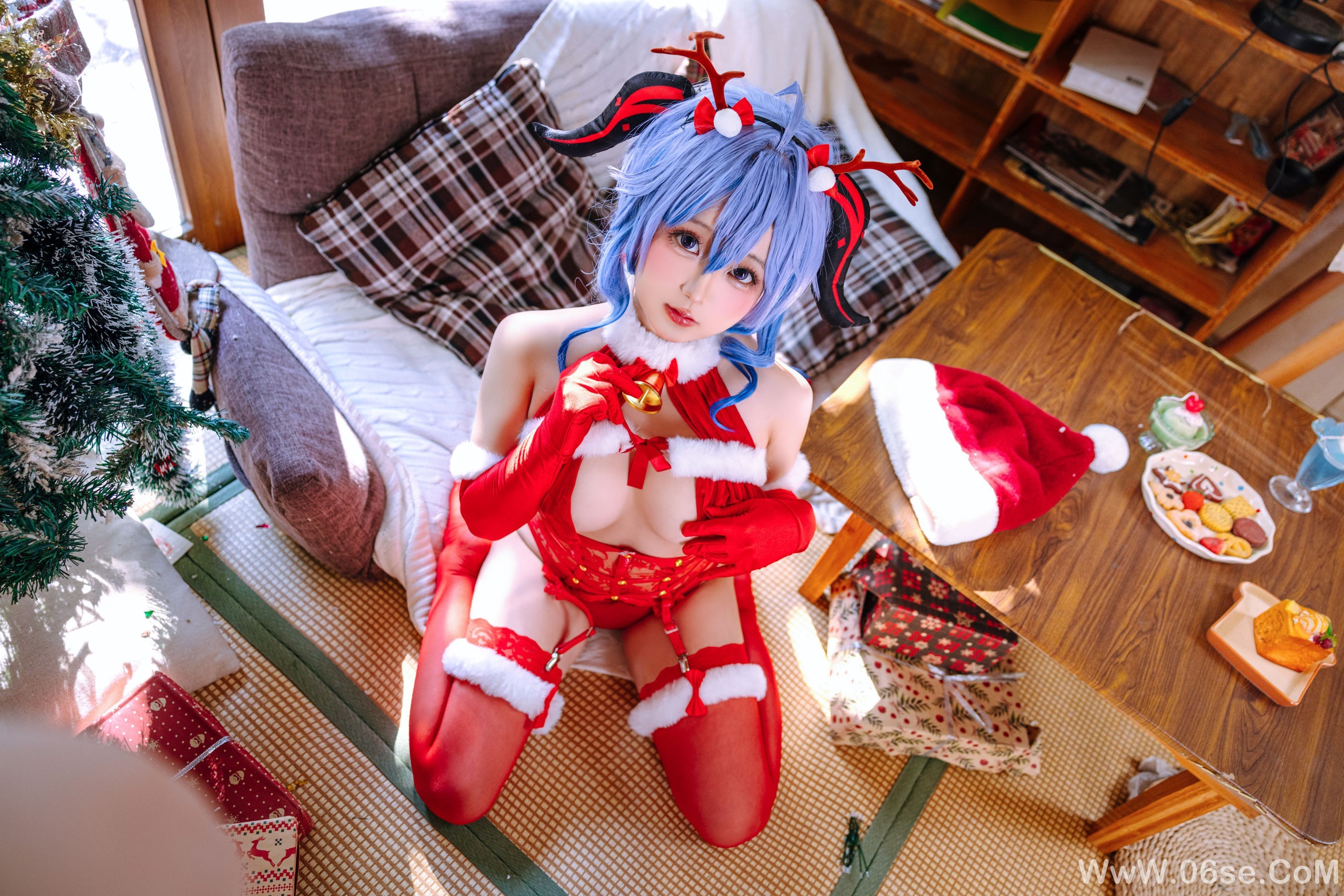 图片[21]-Cosplay日奈娇 – 甘雨圣诞[34P]-六色网