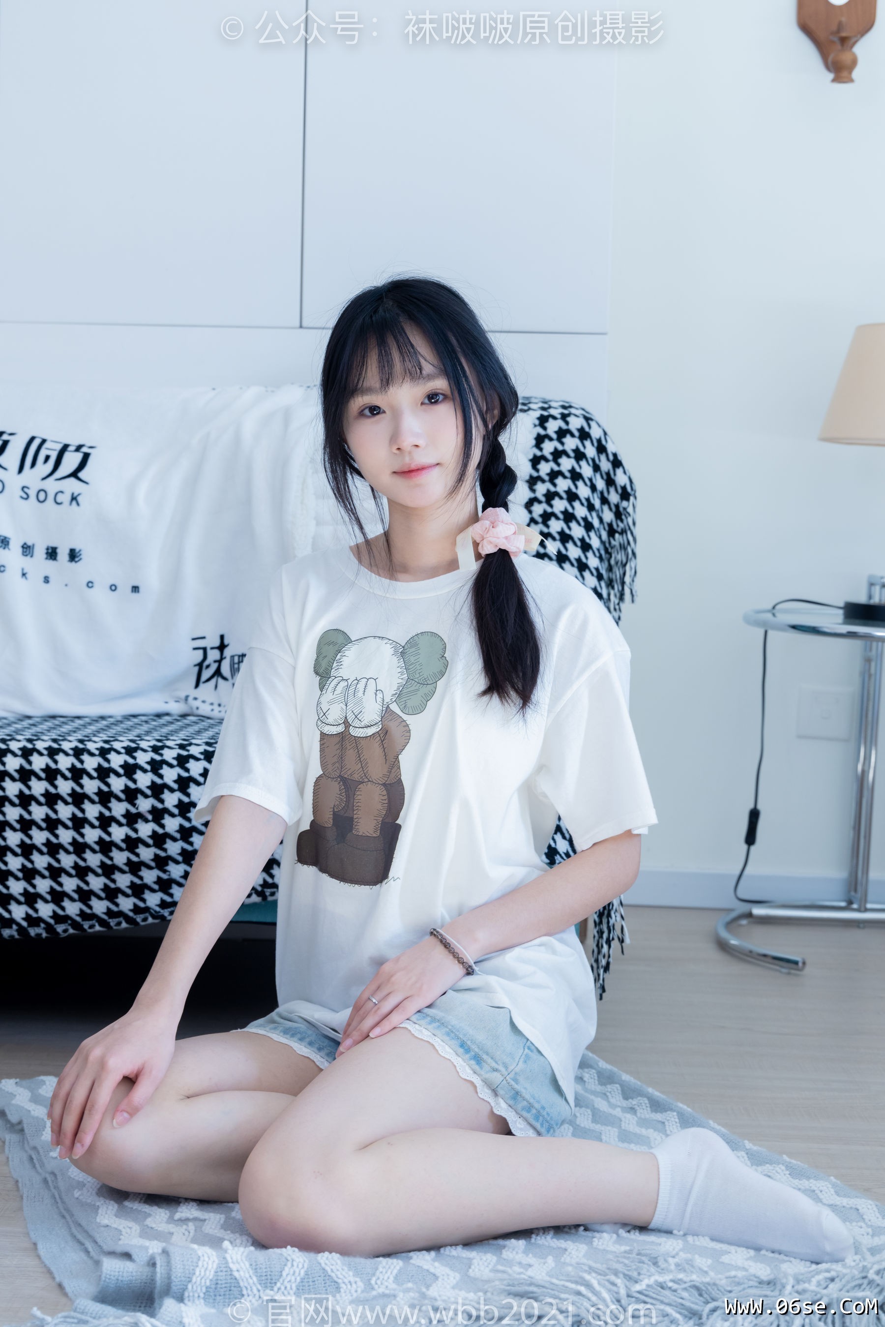 图片[126]-BoBoSocks袜啵啵 No.331 甜甜圈 -板鞋、白棉袜、裸足[144P]-六色网