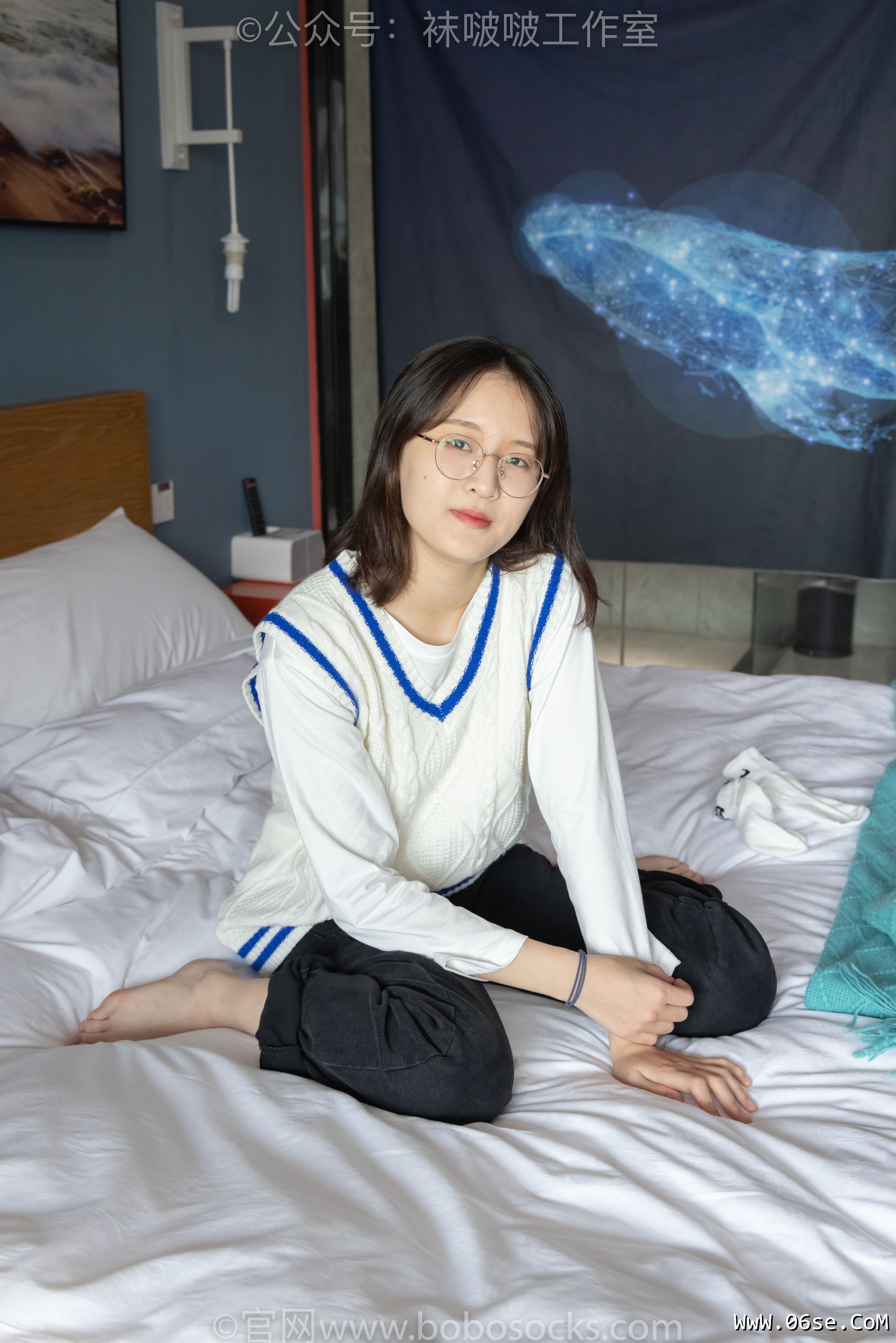 图片[106]-BoBoSocks袜啵啵 积分限定作品007 熊熊-运动鞋、白棉袜、裸足[134P]-六色网
