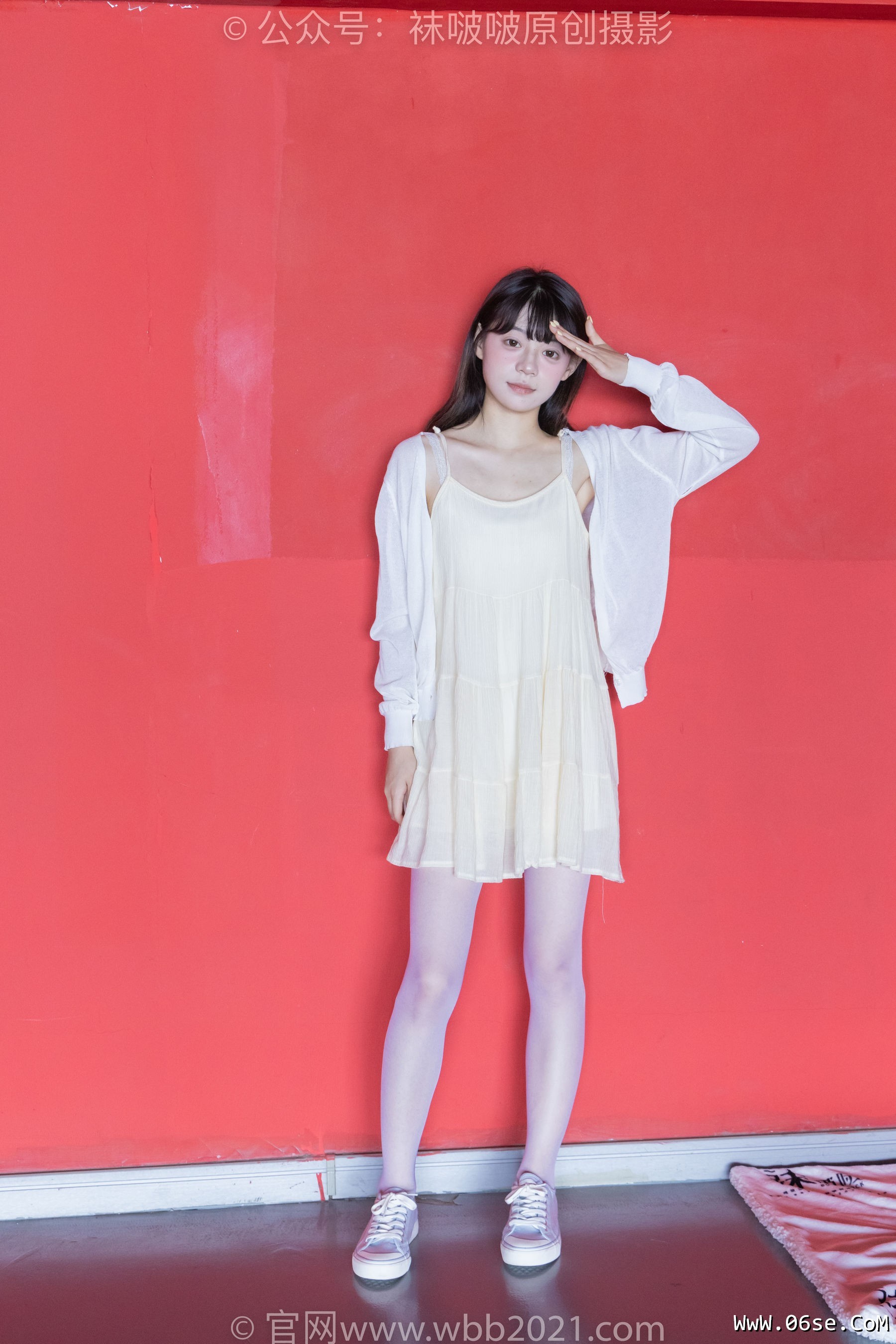 图片[69]-BoBoSocks袜啵啵 No.395 糯米 -板鞋、白丝[145P]-六色网