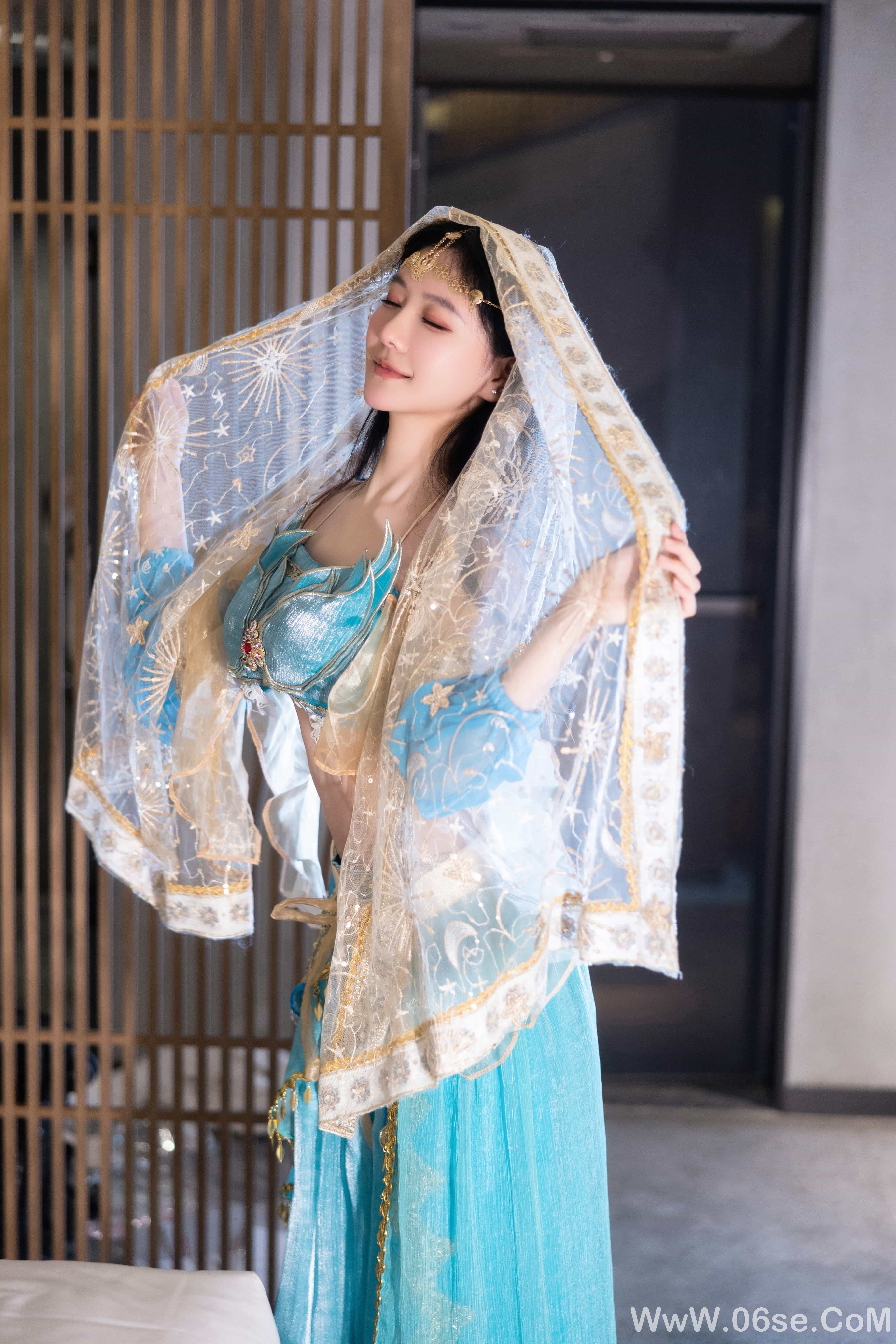 图片[2]-谢小蒽(幼幼) – 西域舞娘写真[92P]-六色网