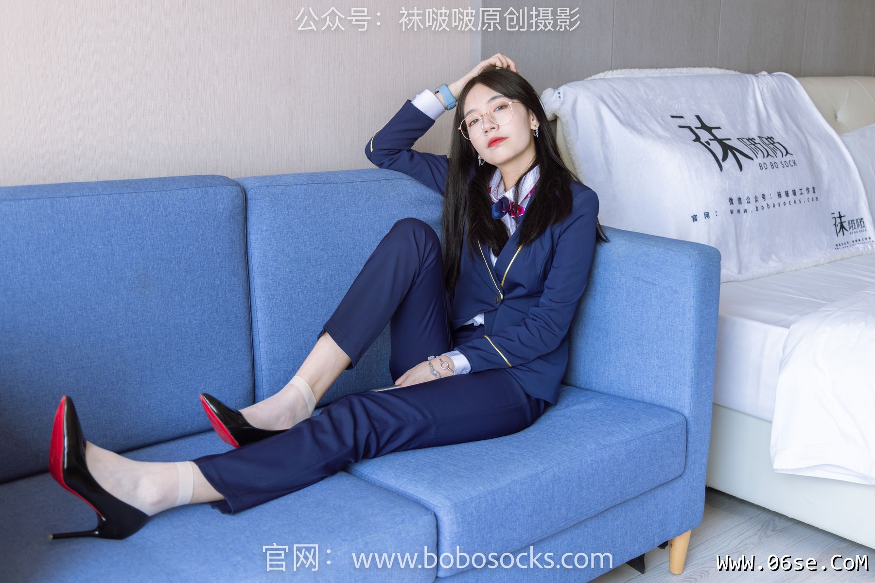 图片[70]-BoBoSocks袜啵啵 No.139 小甜豆-高跟鞋、短肉丝、空姐制服[140P]-六色网