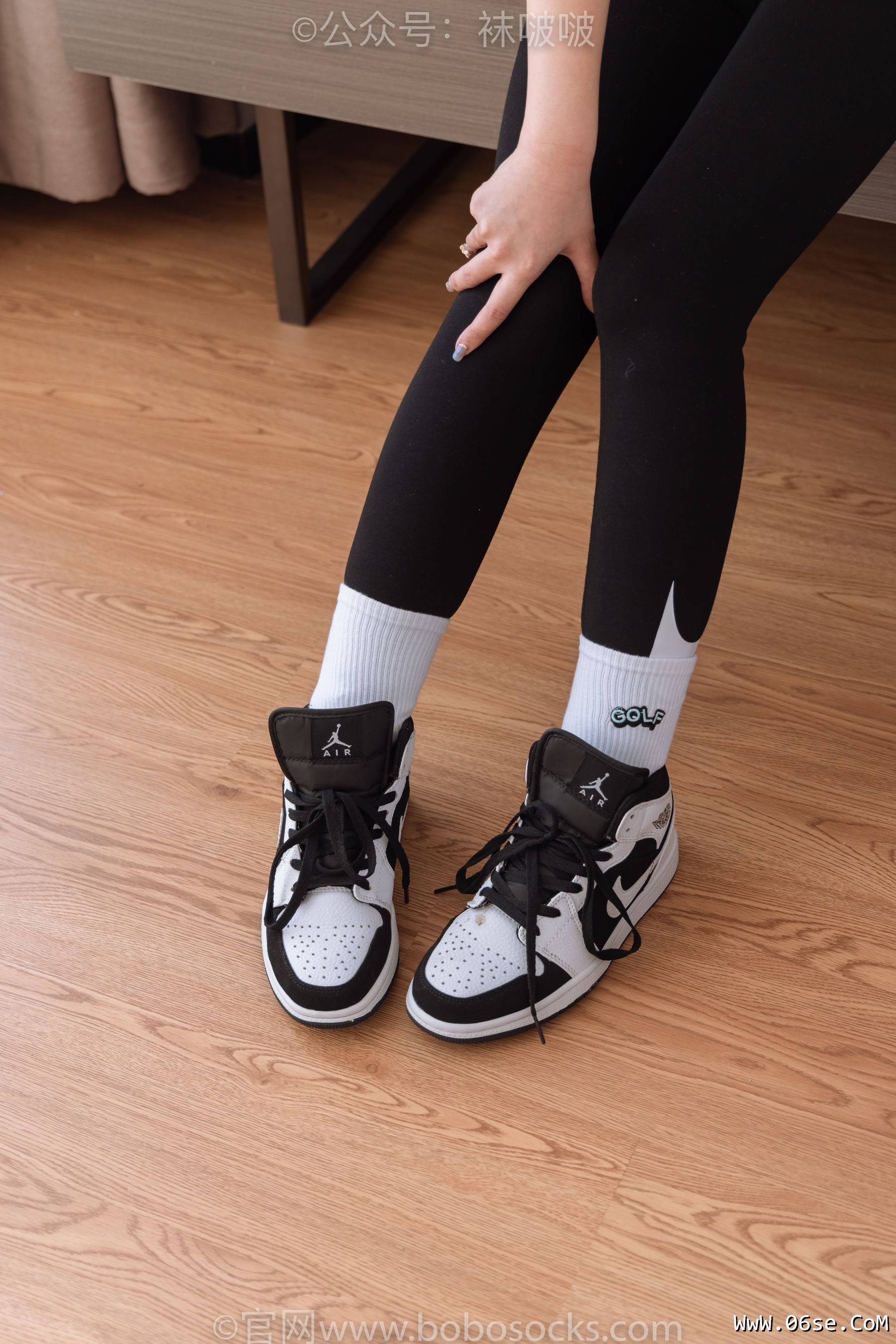 图片[8]-BoBoSocks袜啵啵 No.059 砂糖-AJ板鞋、白棉袜、裸足[142P]-六色网