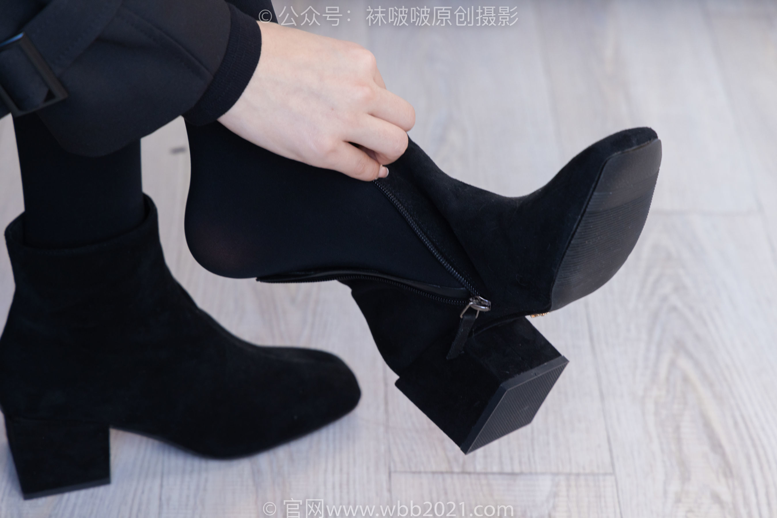 图片[65]-BoBoSocks袜啵啵 No.365 芝士 -短靴、平底鞋、厚黑丝、厚灰丝[140P]-六色网