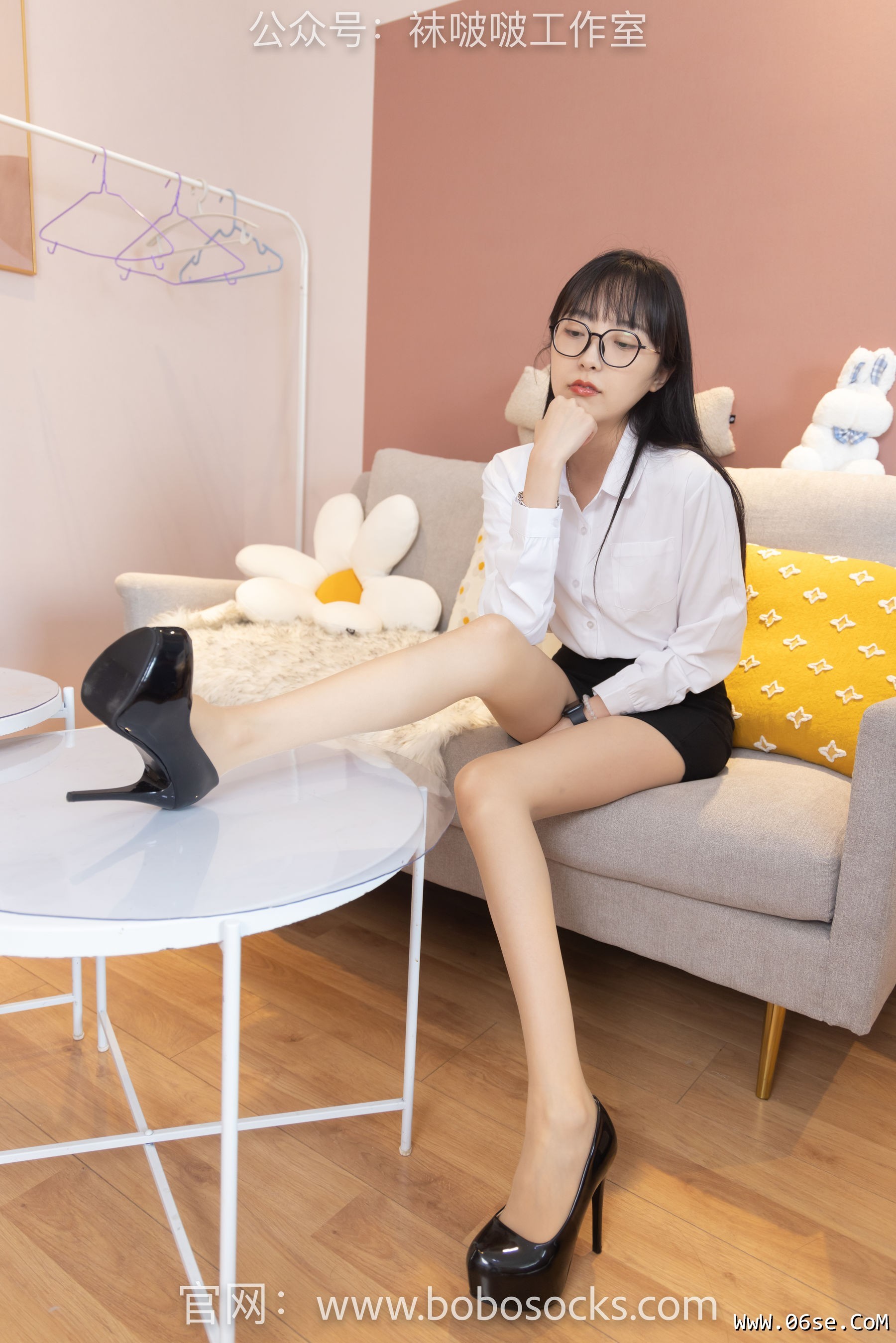 图片[25]-BoBoSocks袜啵啵 No.094 稚予-高跟鞋、肉丝[139P]-六色网