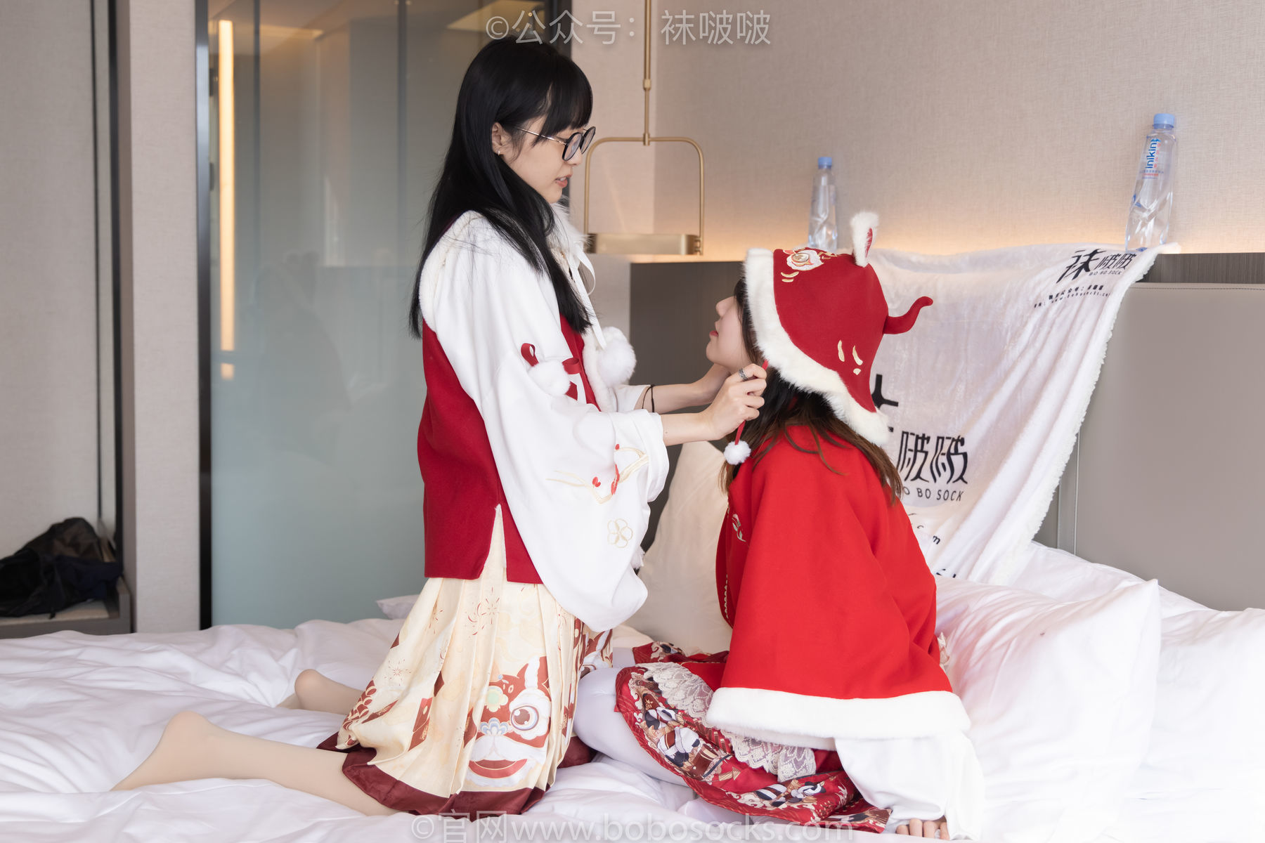 图片[116]-BoBoSocks袜啵啵 No.054 小甜豆与稚予-给大家拜年啦[139P]-六色网