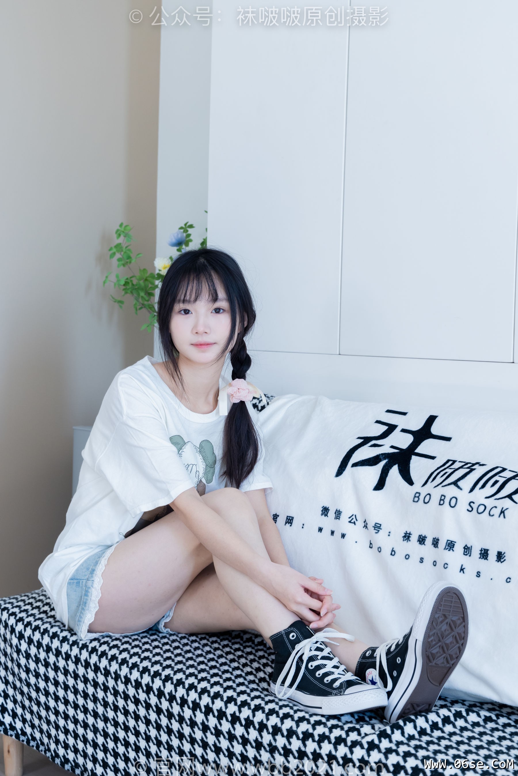 图片[61]-BoBoSocks袜啵啵 No.331 甜甜圈 -板鞋、白棉袜、裸足[144P]-六色网
