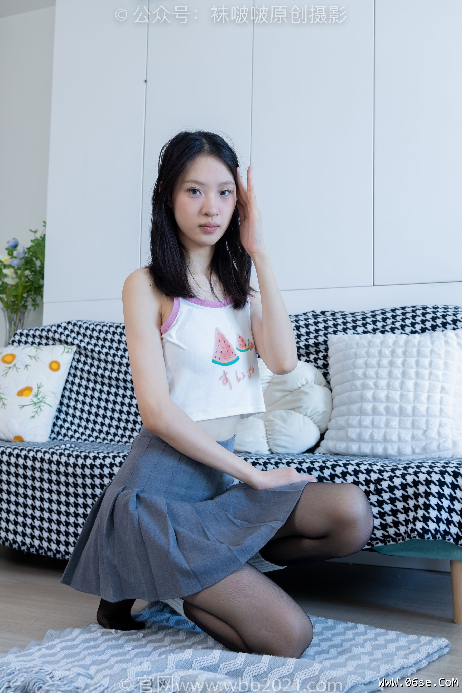 图片[25]-BoBoSocks袜啵啵 No.333 雪糕 -板鞋、白棉袜、黑丝、堆堆袜套[140P]-六色网