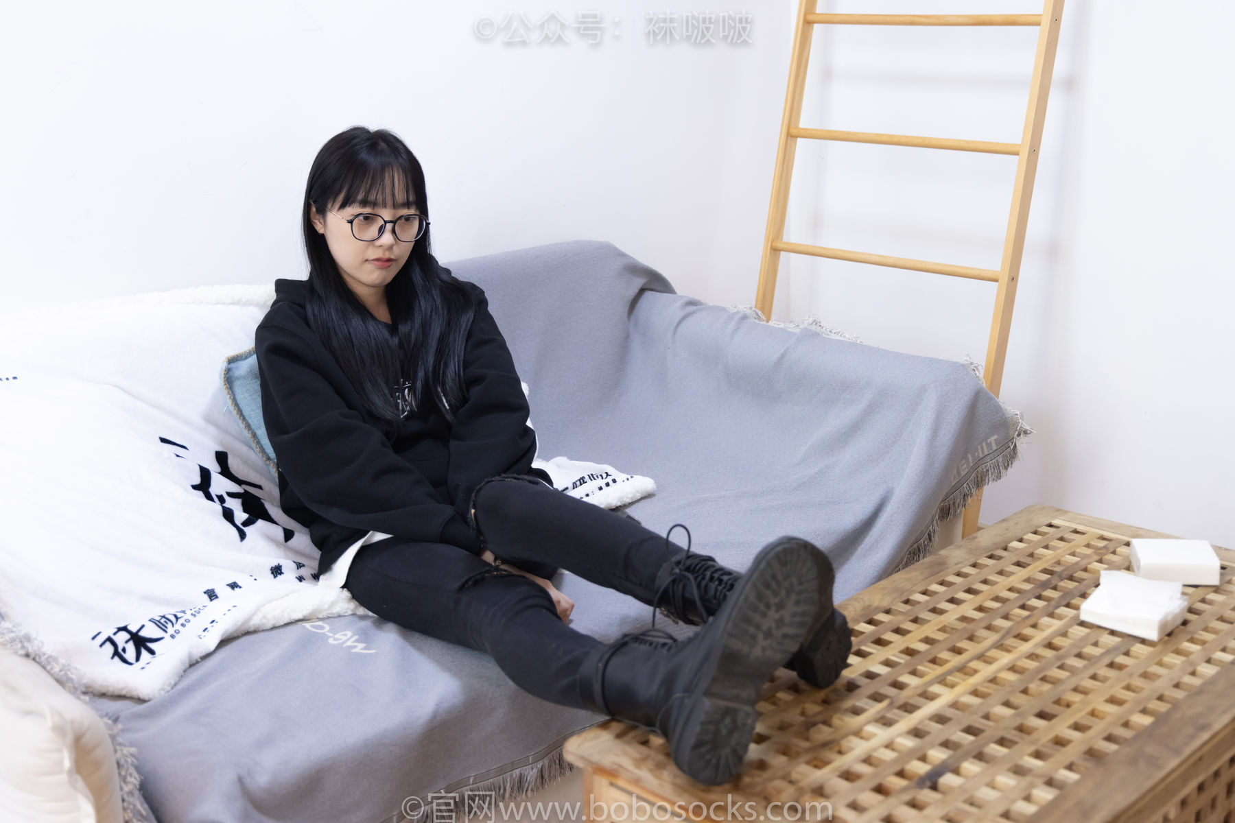 图片[40]-BoBoSocks袜啵啵 No.061 稚予-短靴、白棉袜、裸足[145P]-六色网