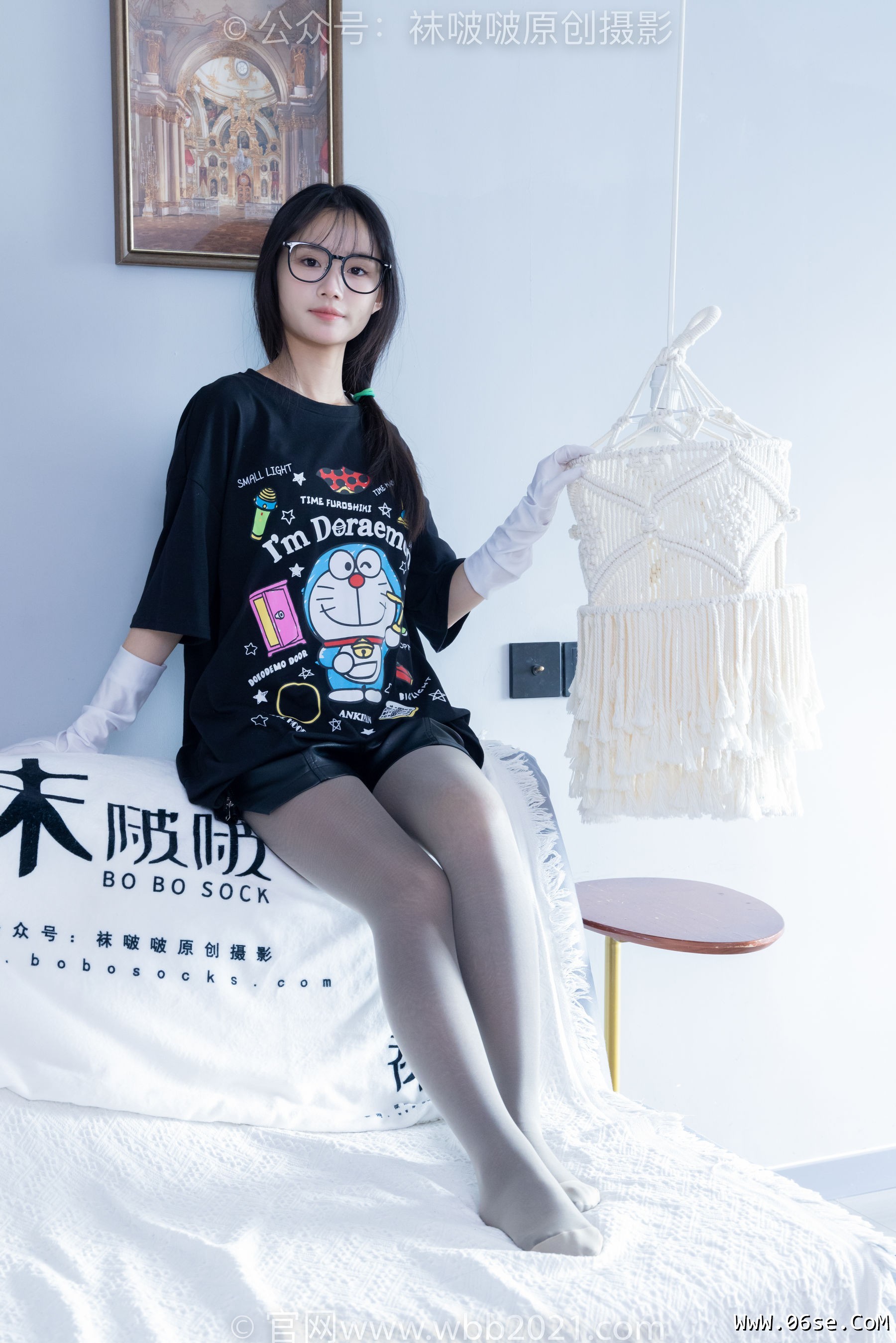 图片[110]-BoBoSocks袜啵啵 No.343 甜甜圈 -高跟长靴、黑丝打底、肉丝[150P]-六色网