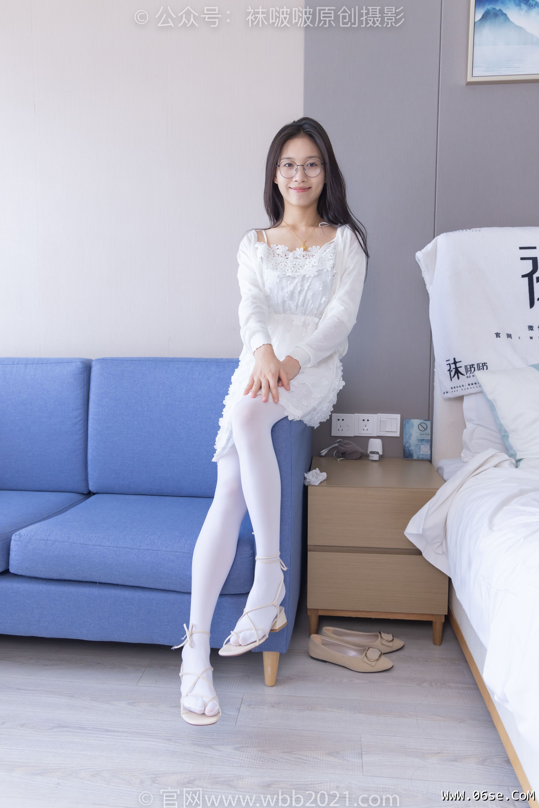 图片[90]-BoBoSocks袜啵啵 No.322 芝士 -两双平底鞋、厚白丝[140P]-六色网
