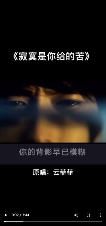  - 寂寞是你给的苦（纯音乐）